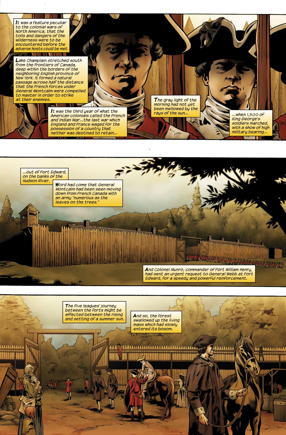 Read online The Last of the Mohicans comic -  Issue #1 - 2