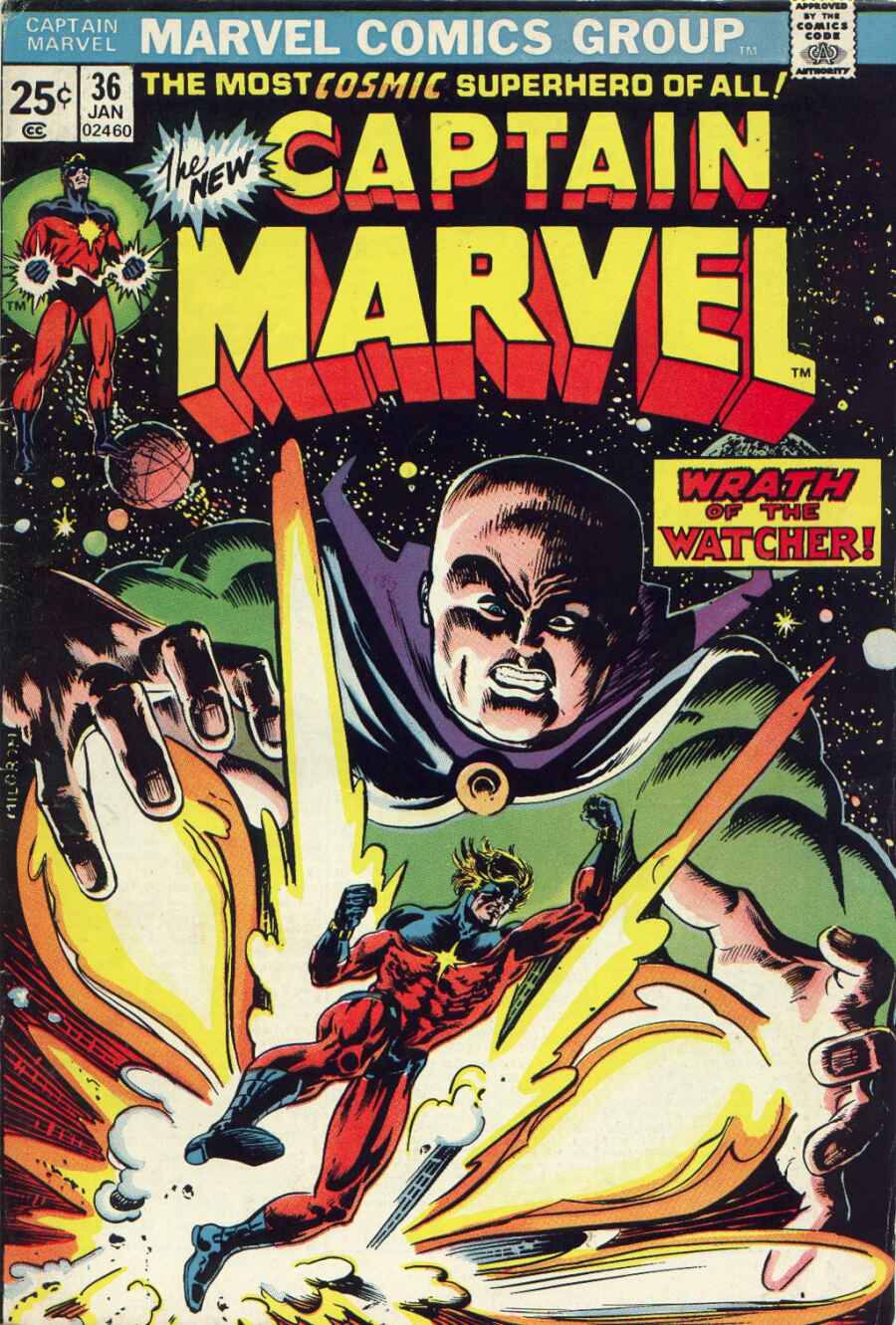 Read online Captain Marvel (1968) comic -  Issue #36 - 1