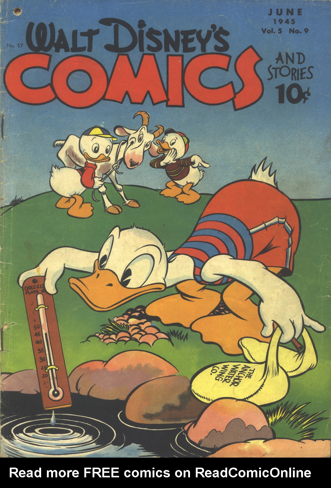 Read online Walt Disney's Comics and Stories comic -  Issue #57 - 1