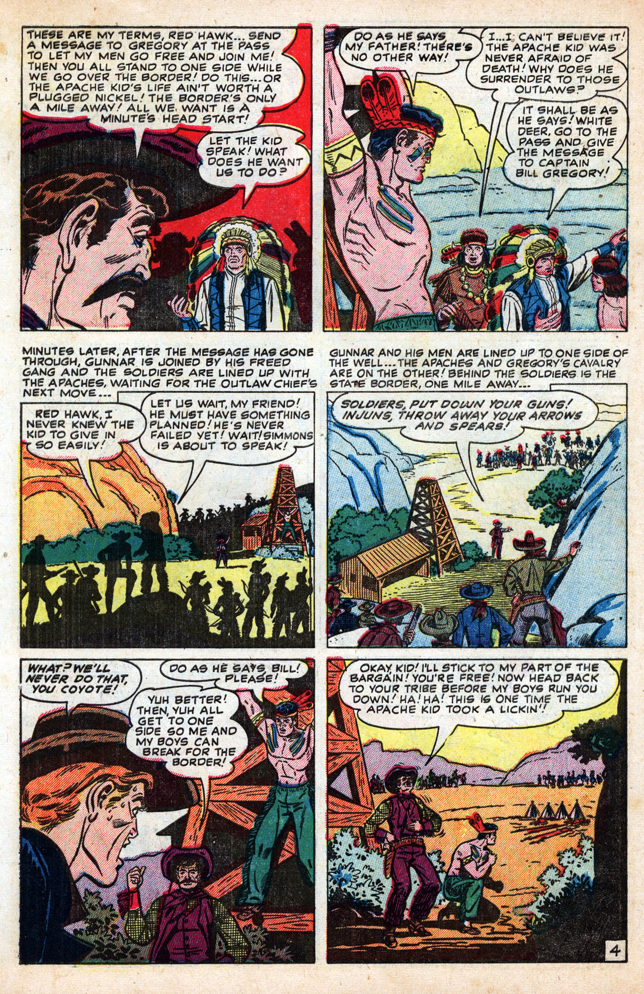 Read online Apache Kid comic -  Issue #9 - 6