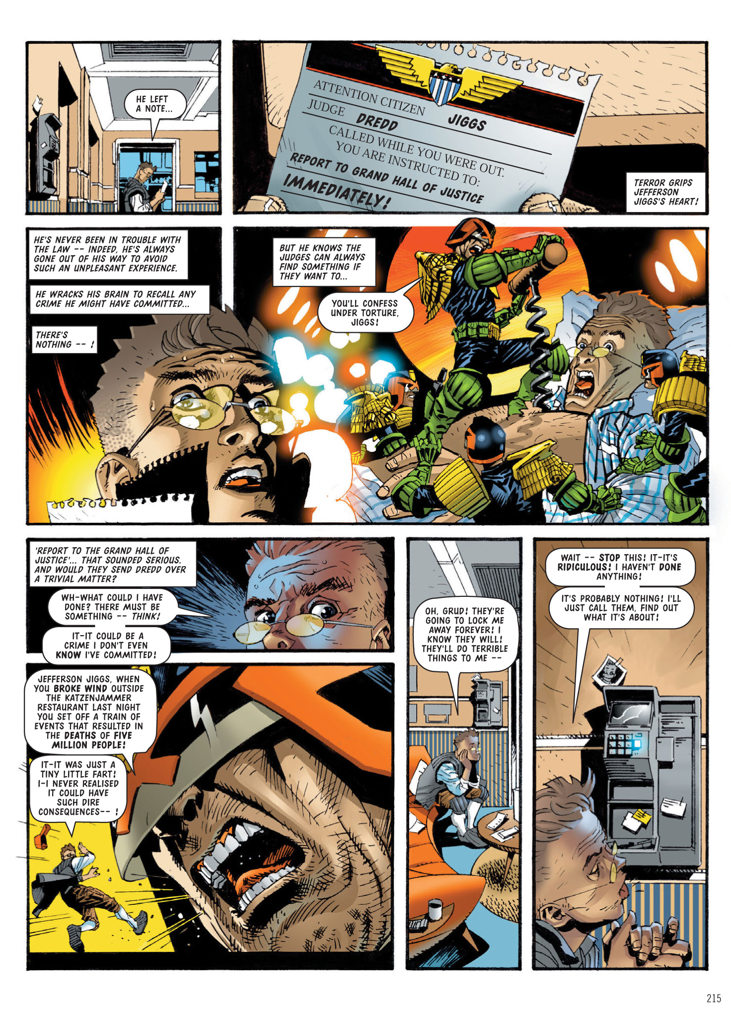 Read online Judge Dredd: The Complete Case Files comic -  Issue # TPB 31 - 216