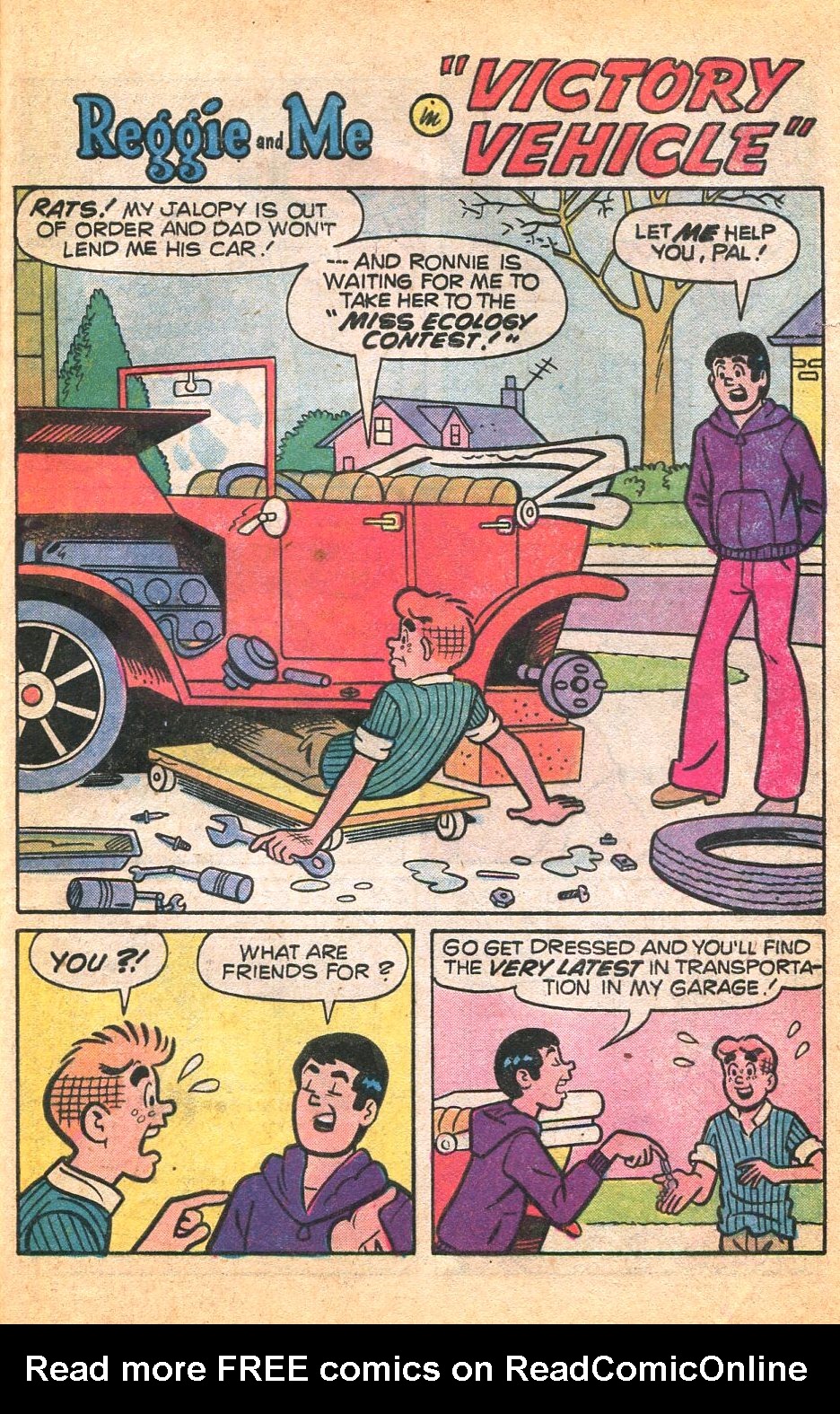 Read online Reggie and Me (1966) comic -  Issue #106 - 29