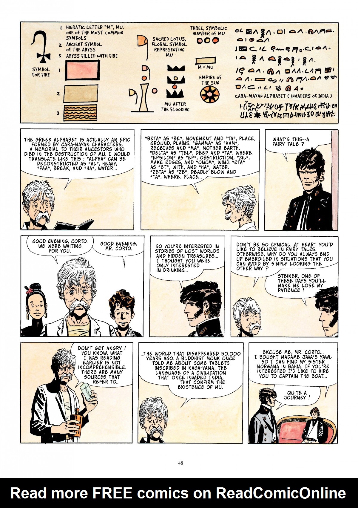 Read online Corto Maltese comic -  Issue # TPB 3 - 38