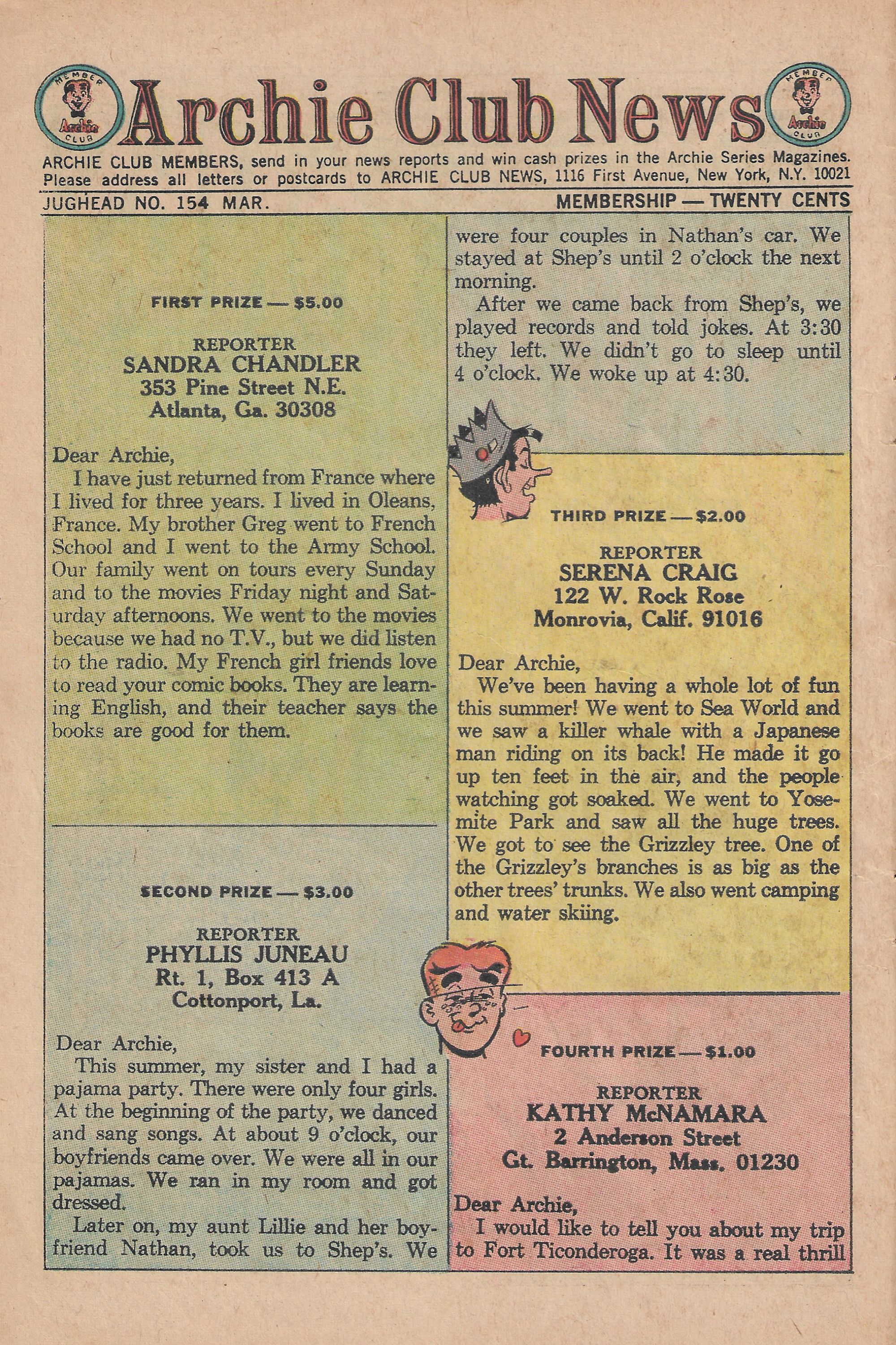 Read online Jughead (1965) comic -  Issue #154 - 10