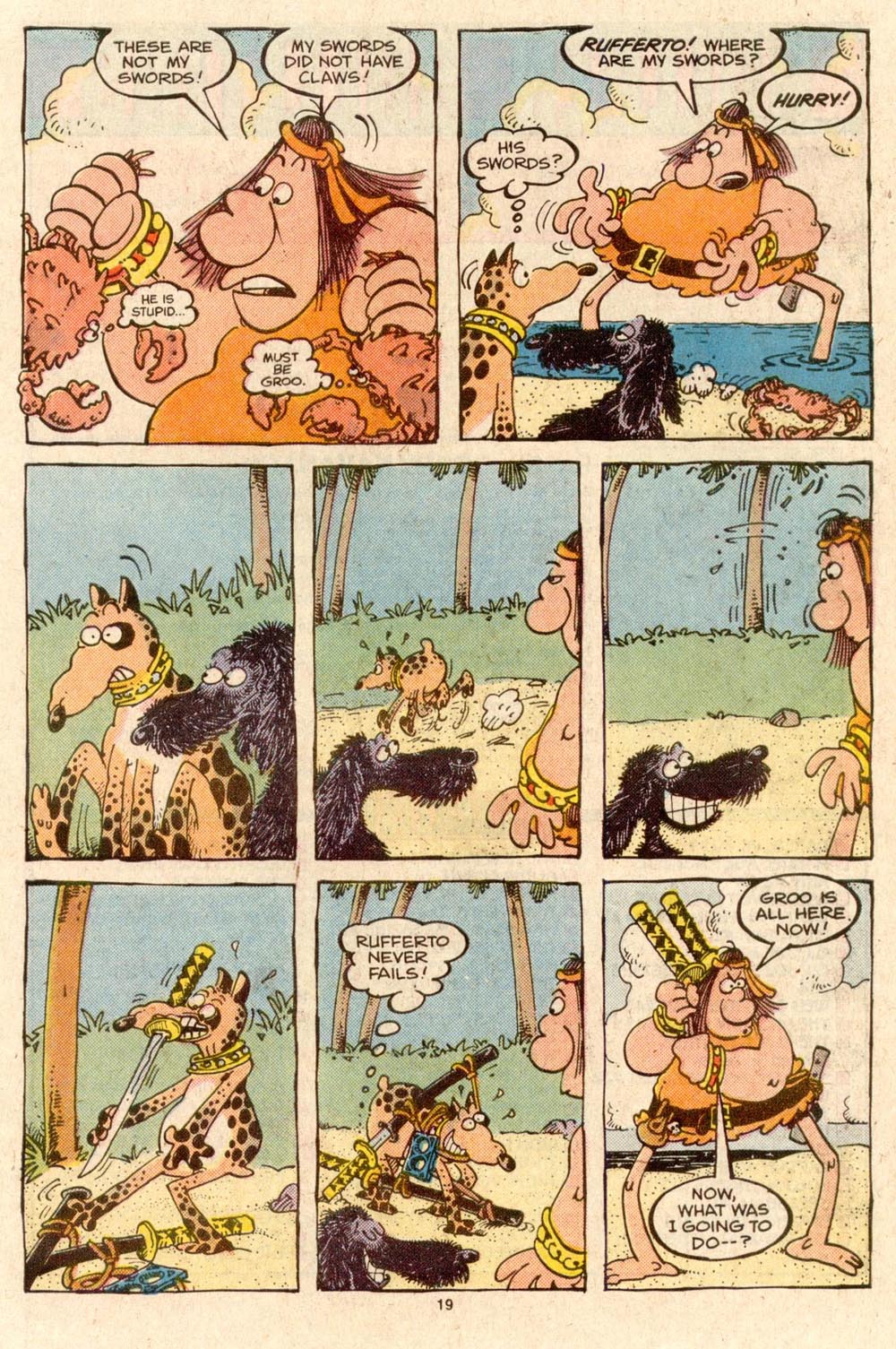 Read online Sergio Aragonés Groo the Wanderer comic -  Issue #44 - 19