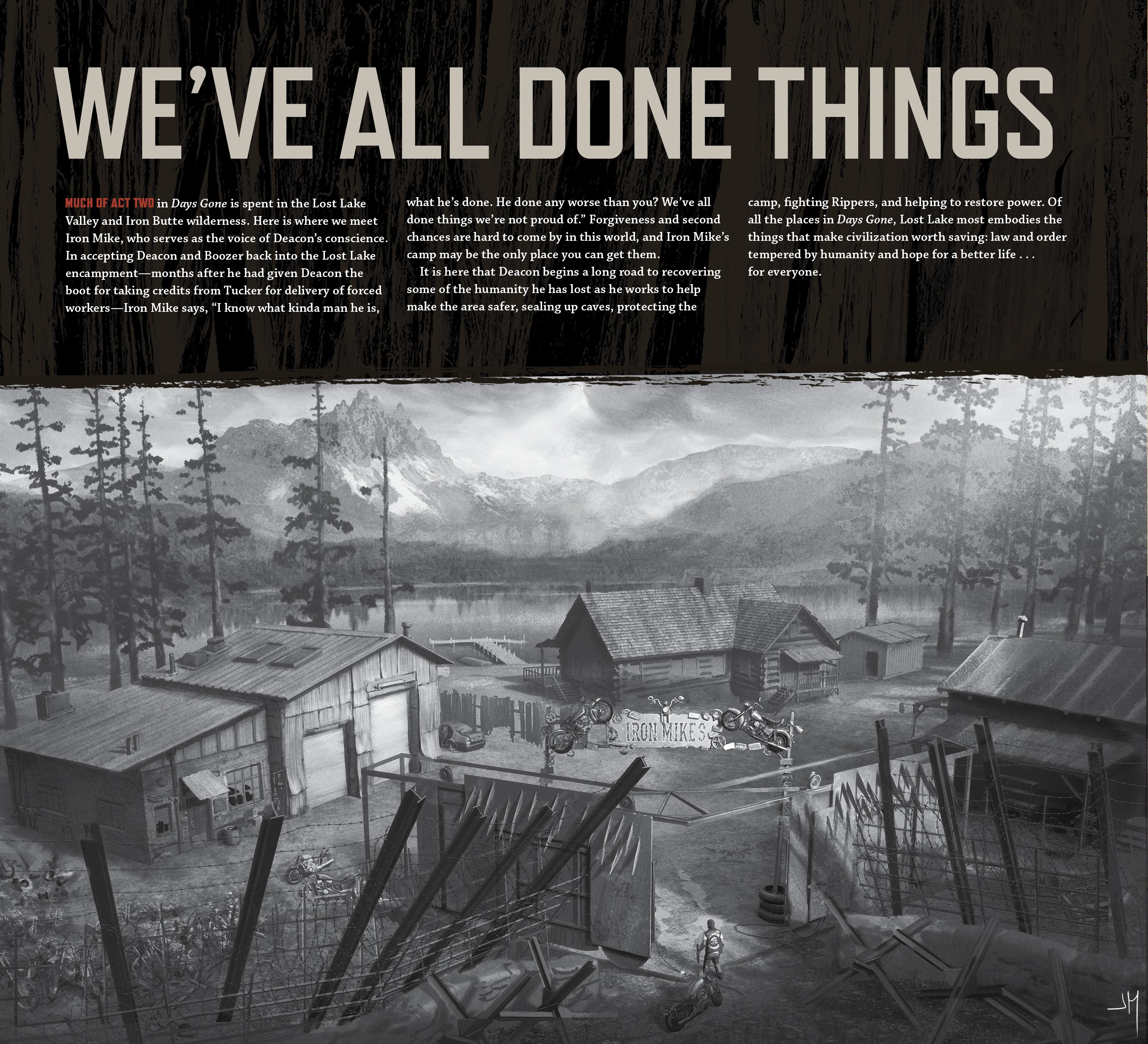 Read online The Art of Days Gone comic -  Issue # TPB (Part 1) - 93