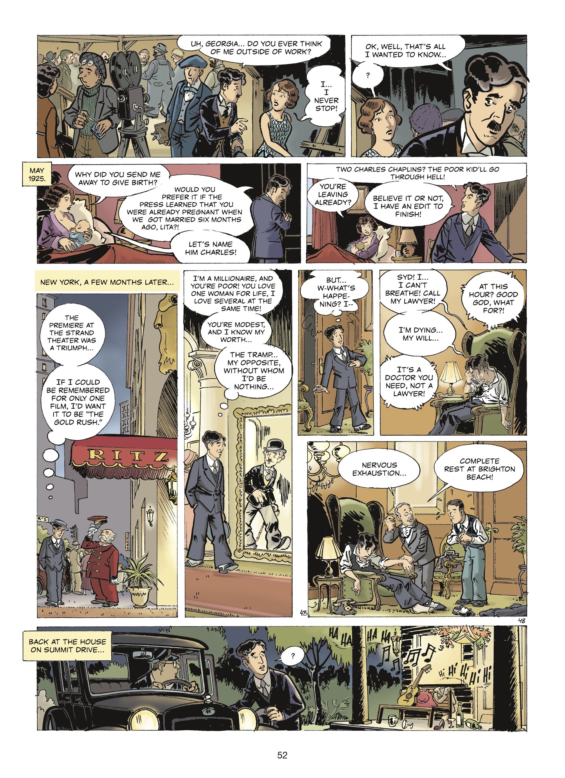 Read online The Stars of History: Charlie Chaplin comic -  Issue # TPB - 50