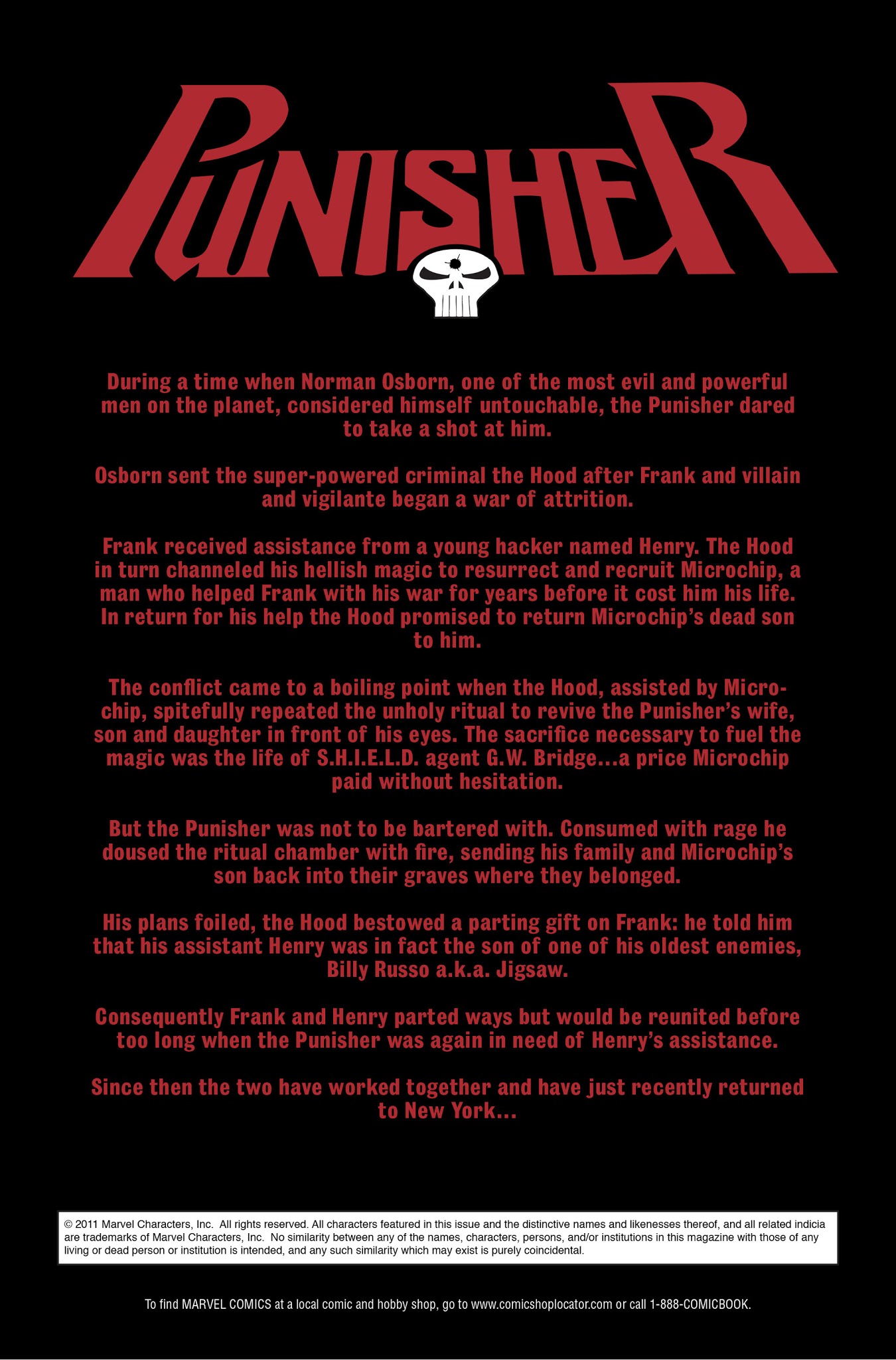 Read online Punisher: In The Blood comic -  Issue #1 - 2