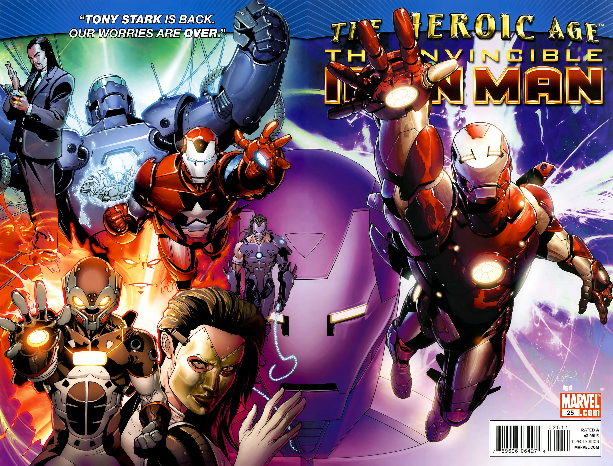 Read online The Invincible Iron Man (2008) comic -  Issue #25 - 1