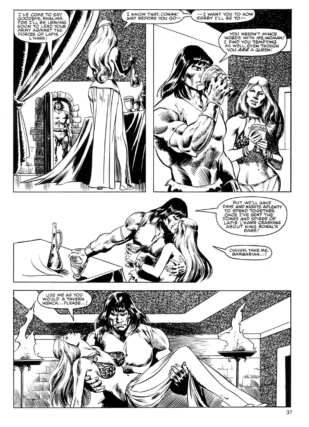 Read online The Savage Sword Of Conan comic -  Issue #91 - 36