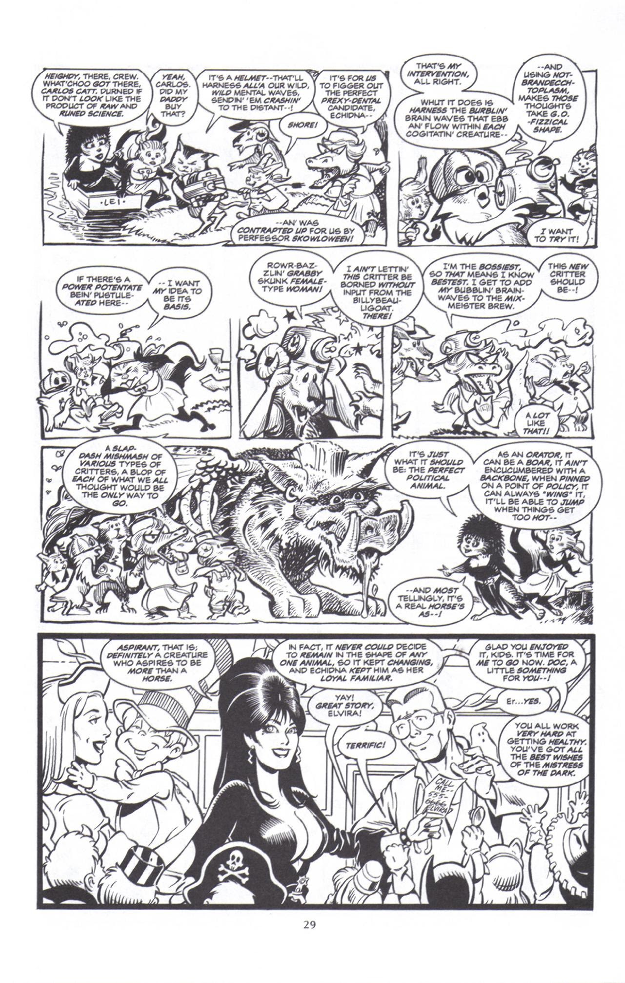 Read online Elvira, Mistress of the Dark comic -  Issue #100 - 31