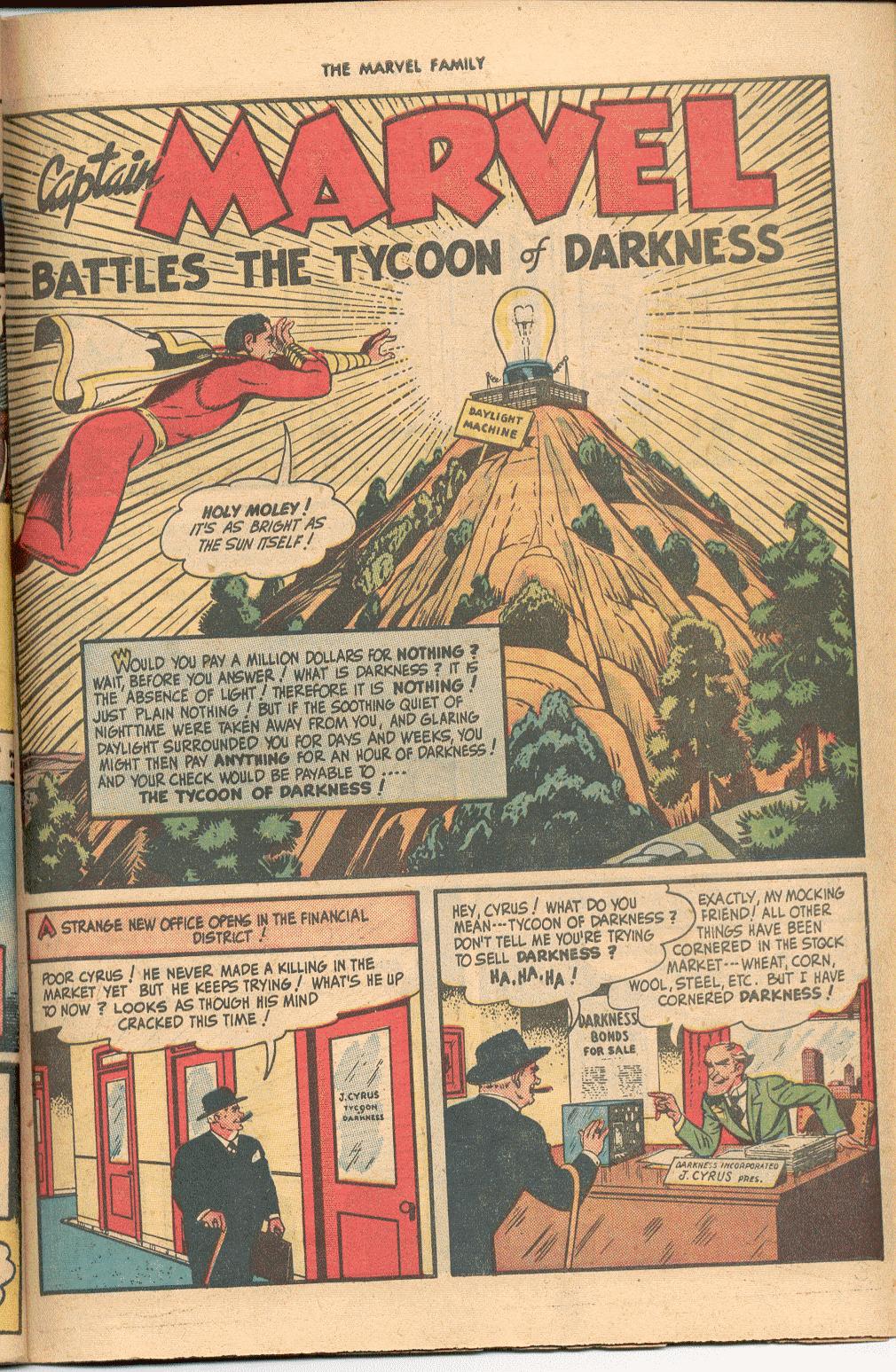 Read online The Marvel Family comic -  Issue #38 - 41