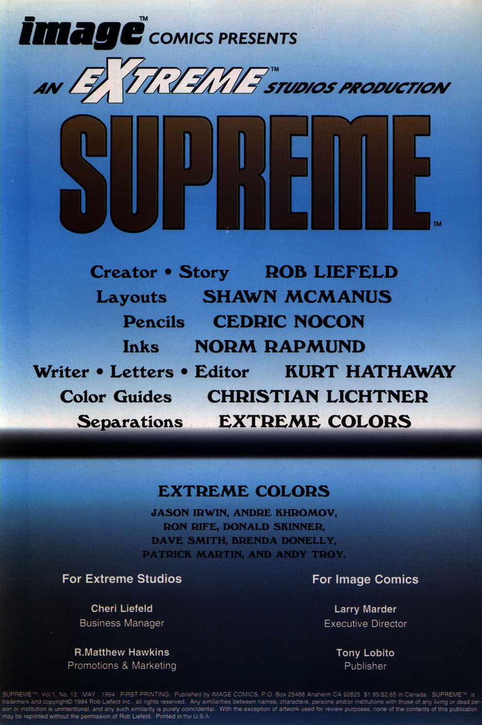 Read online Supreme (1992) comic -  Issue #12 - 2