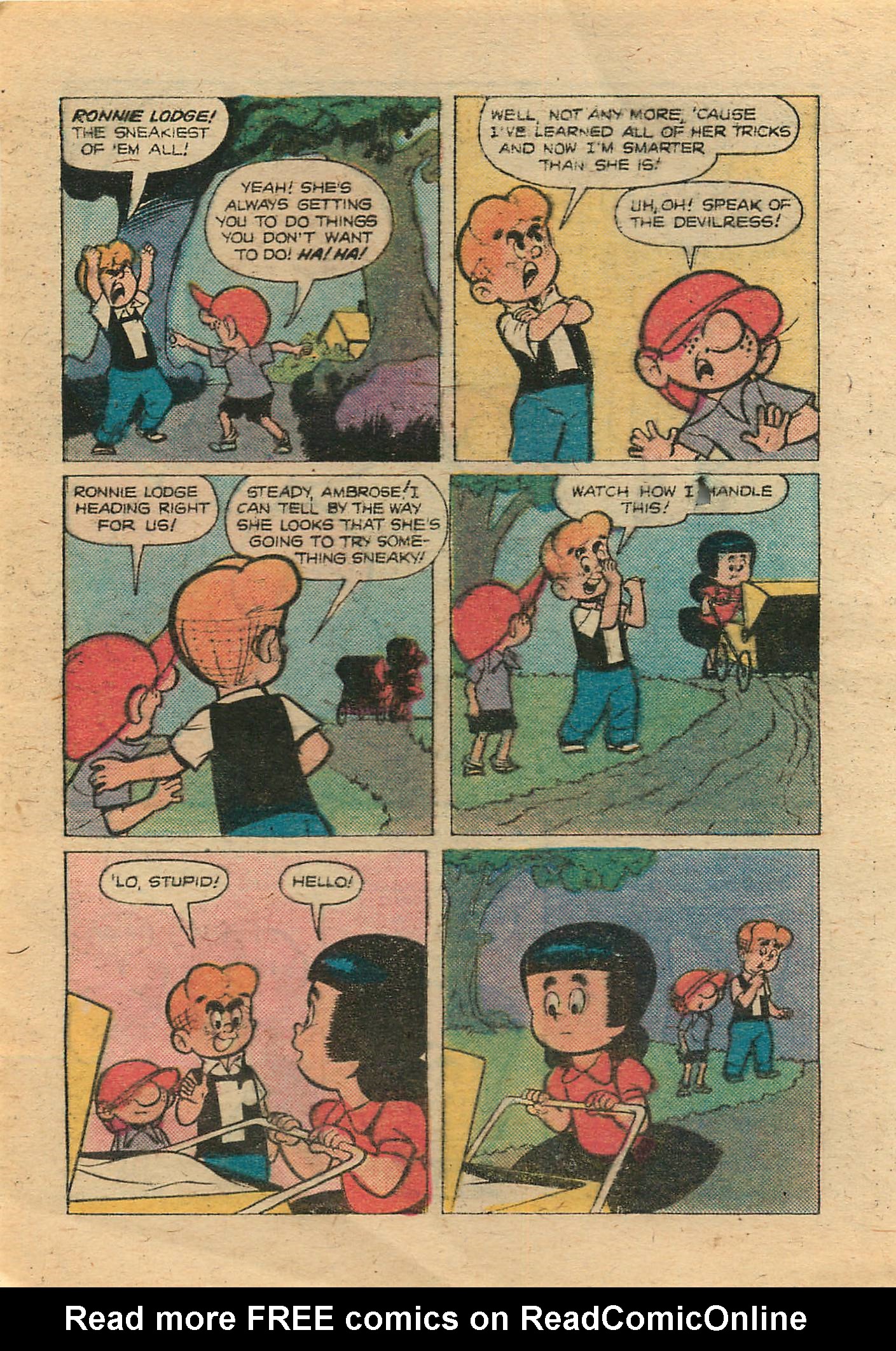 Read online Little Archie Comics Digest Magazine comic -  Issue #3 - 176