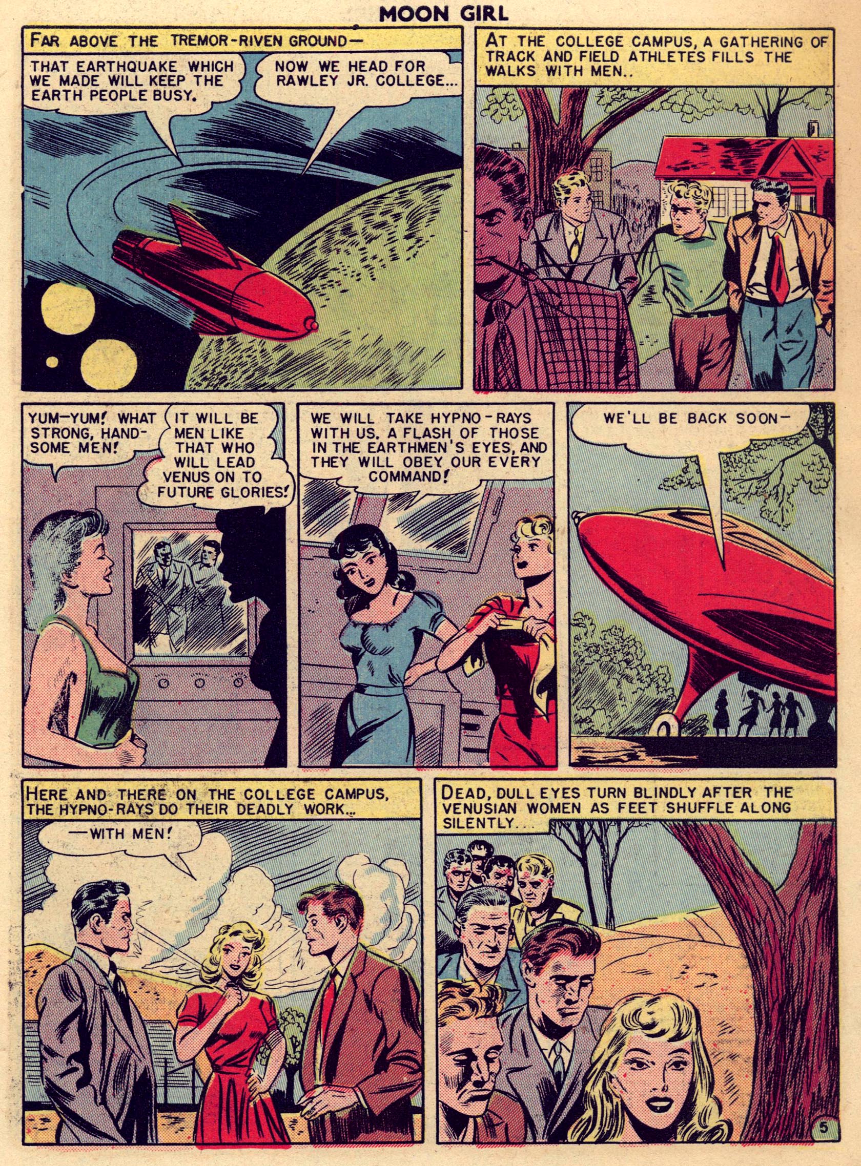 Read online Moon Girl (1947) comic -  Issue #6 - 7
