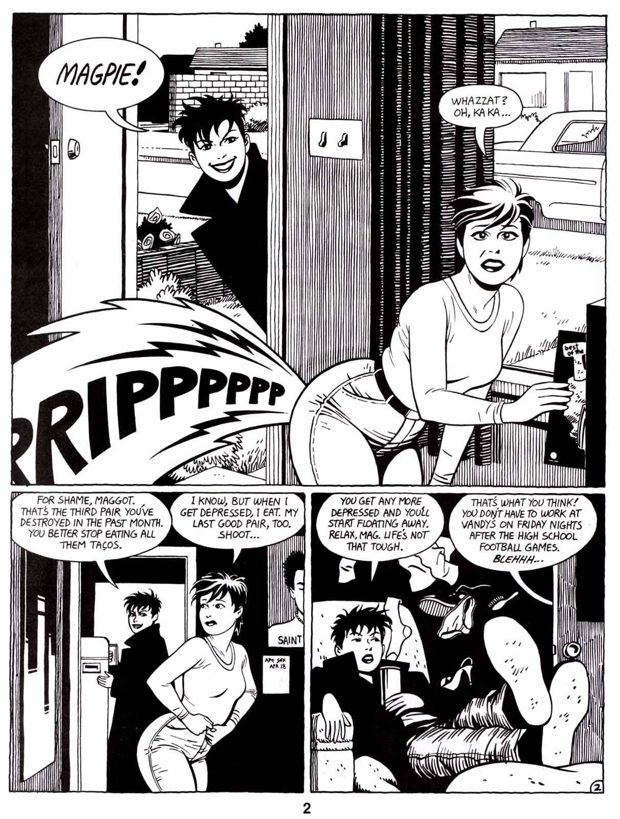 Read online Love and Rockets (1982) comic -  Issue #13 - 4