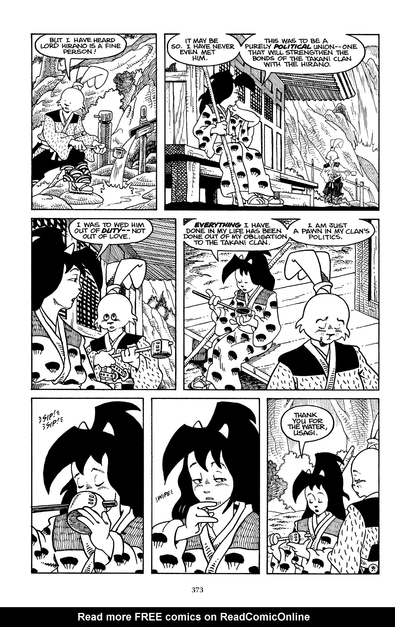 Read online The Usagi Yojimbo Saga comic -  Issue # TPB 1 - 365