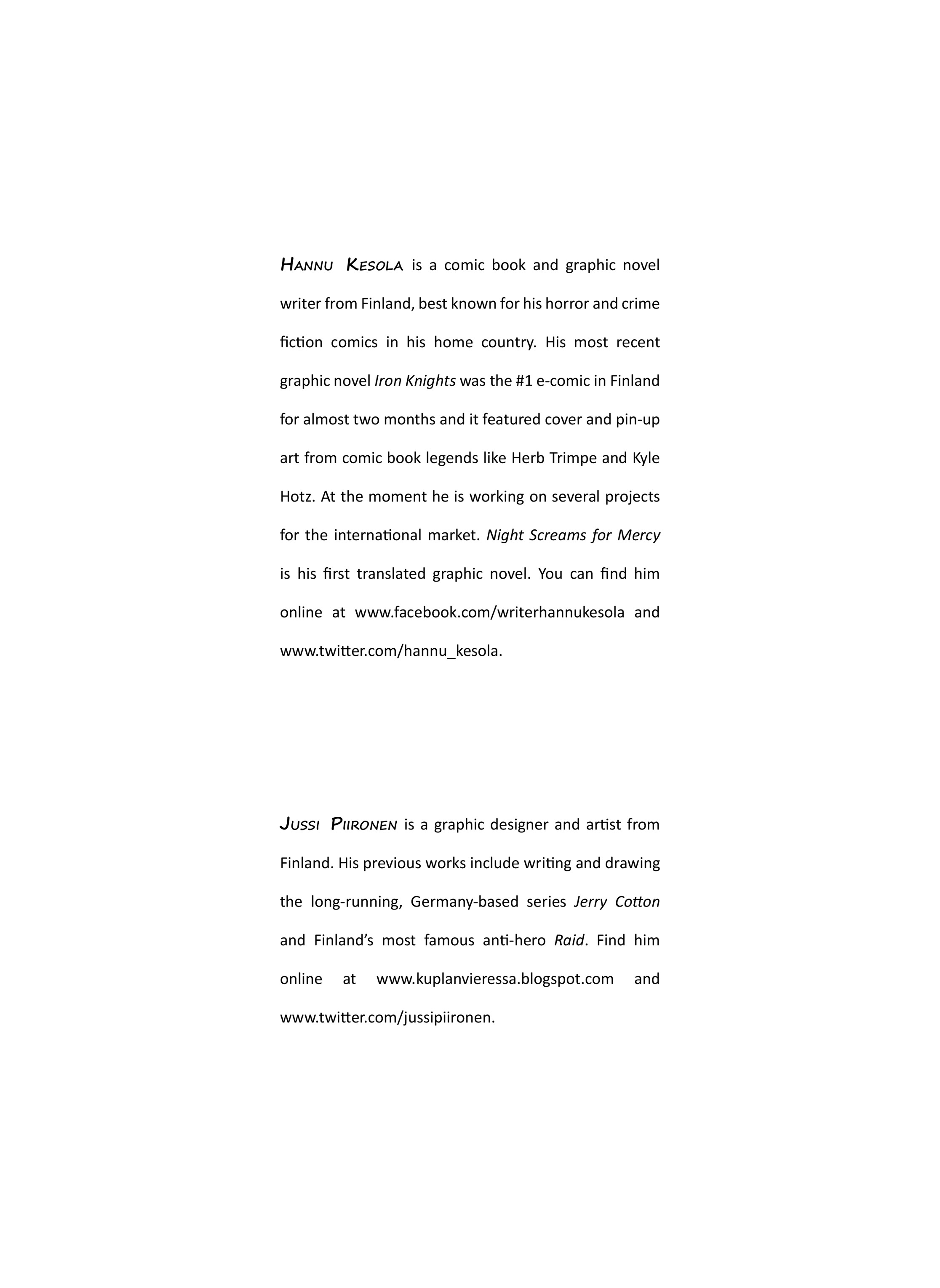 Read online Night Screams for Mercy comic -  Issue # Full - 61