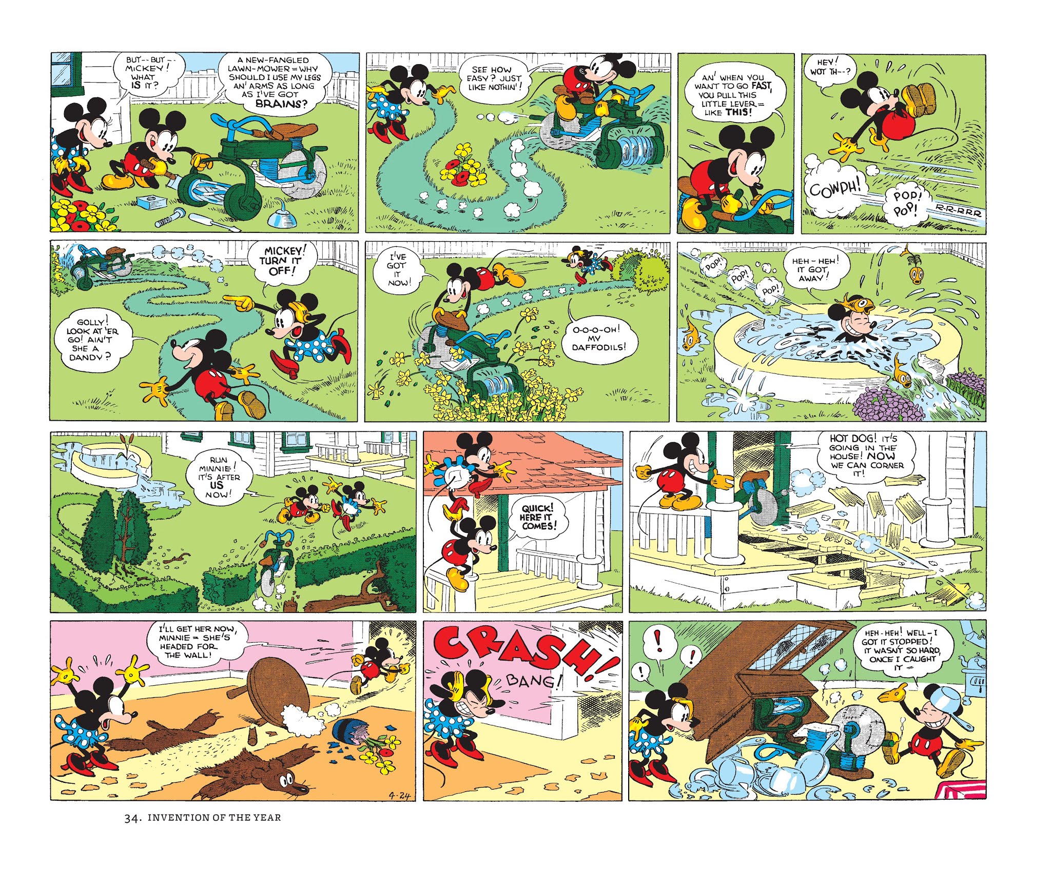 Read online Walt Disney's Mickey Mouse Color Sundays comic -  Issue # TPB 1 (Part 1) - 34