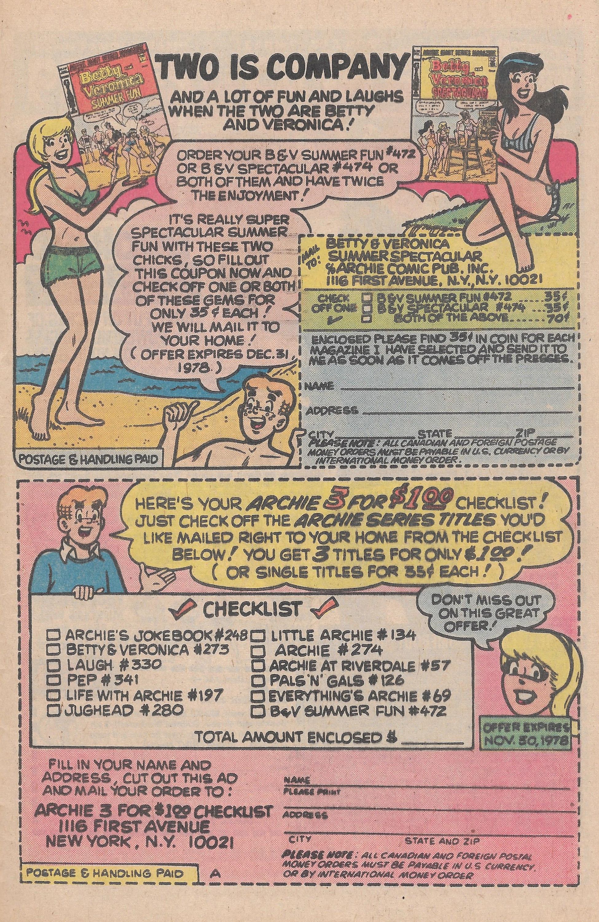Read online Archie's TV Laugh-Out comic -  Issue #60 - 33
