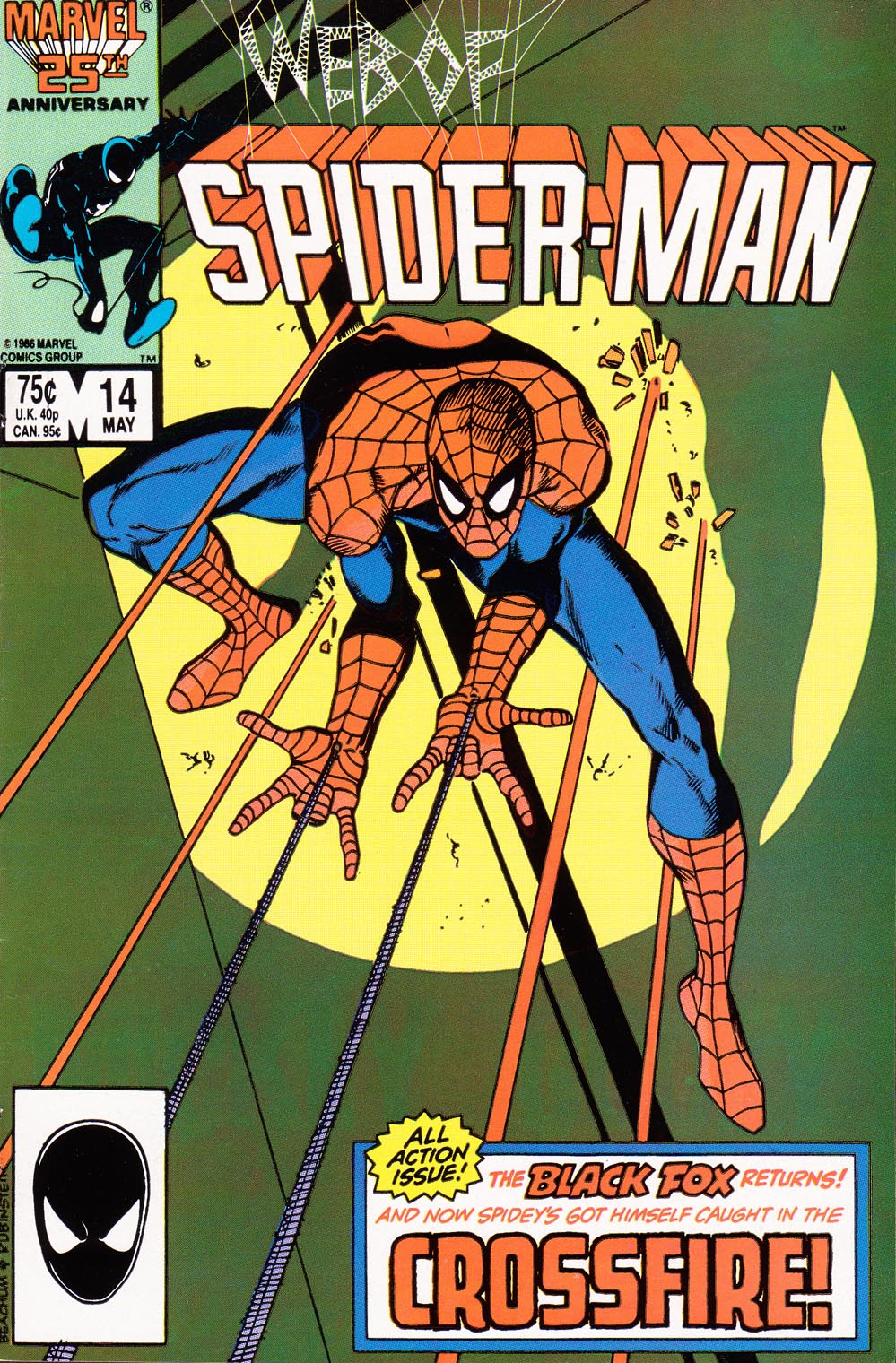 Read online Web of Spider-Man (1985) comic -  Issue #14 - 1