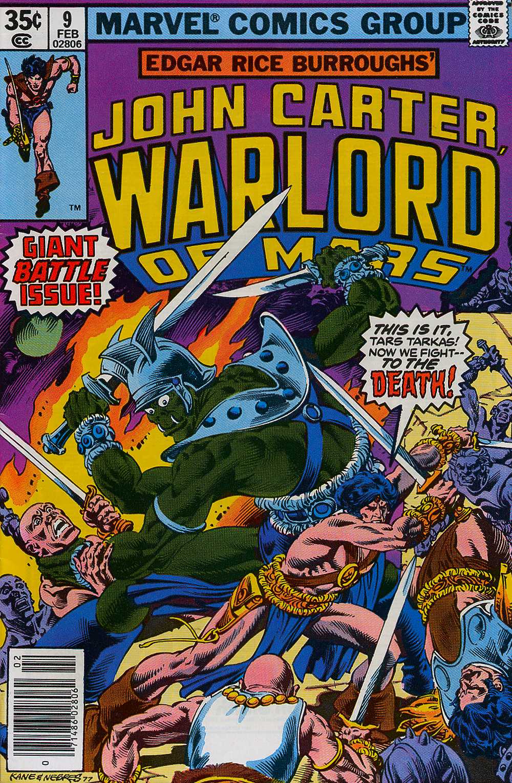 Read online John Carter Warlord of Mars comic -  Issue #9 - 1