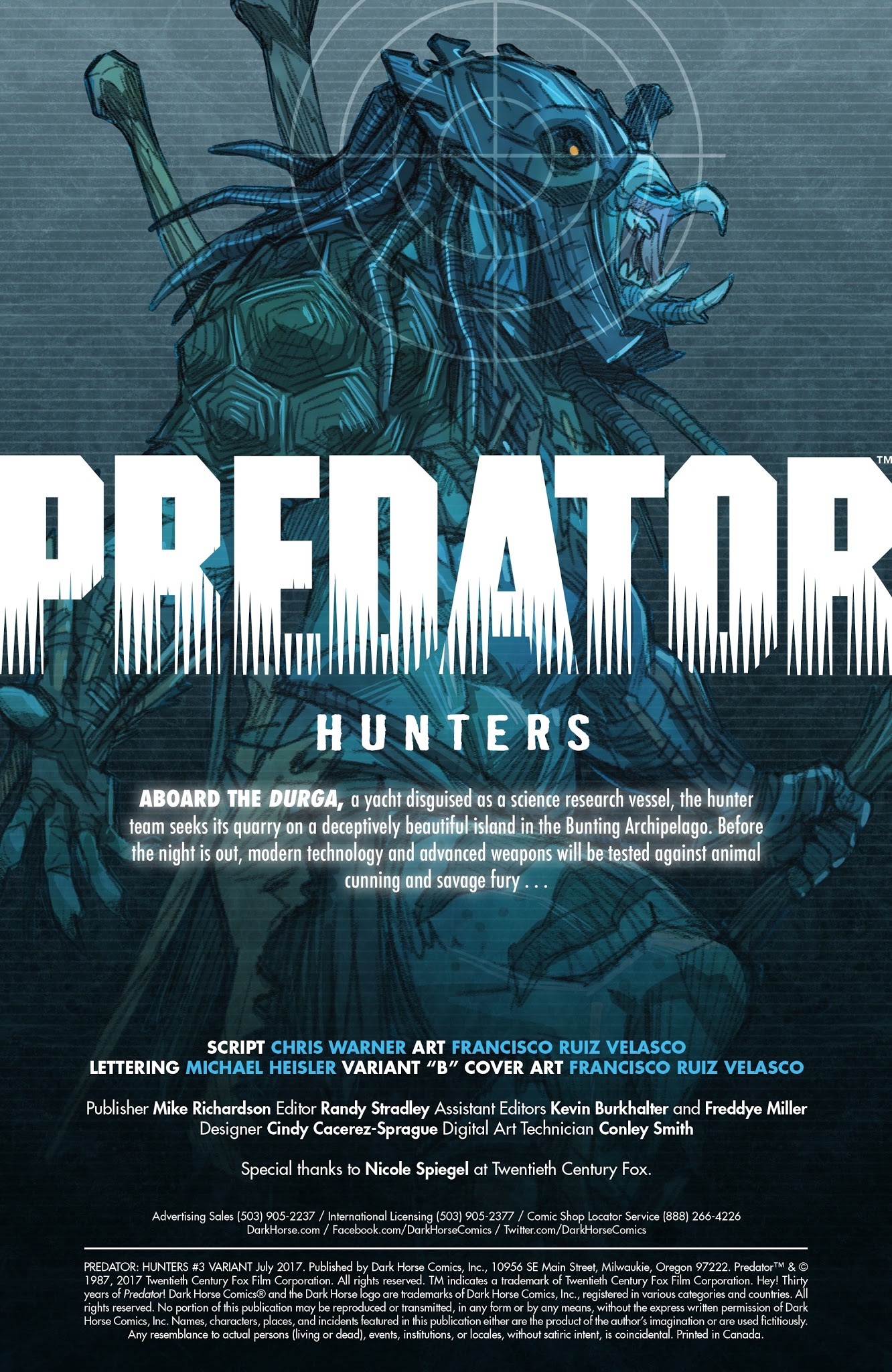 Read online Predator: Hunters comic -  Issue #3 - 4