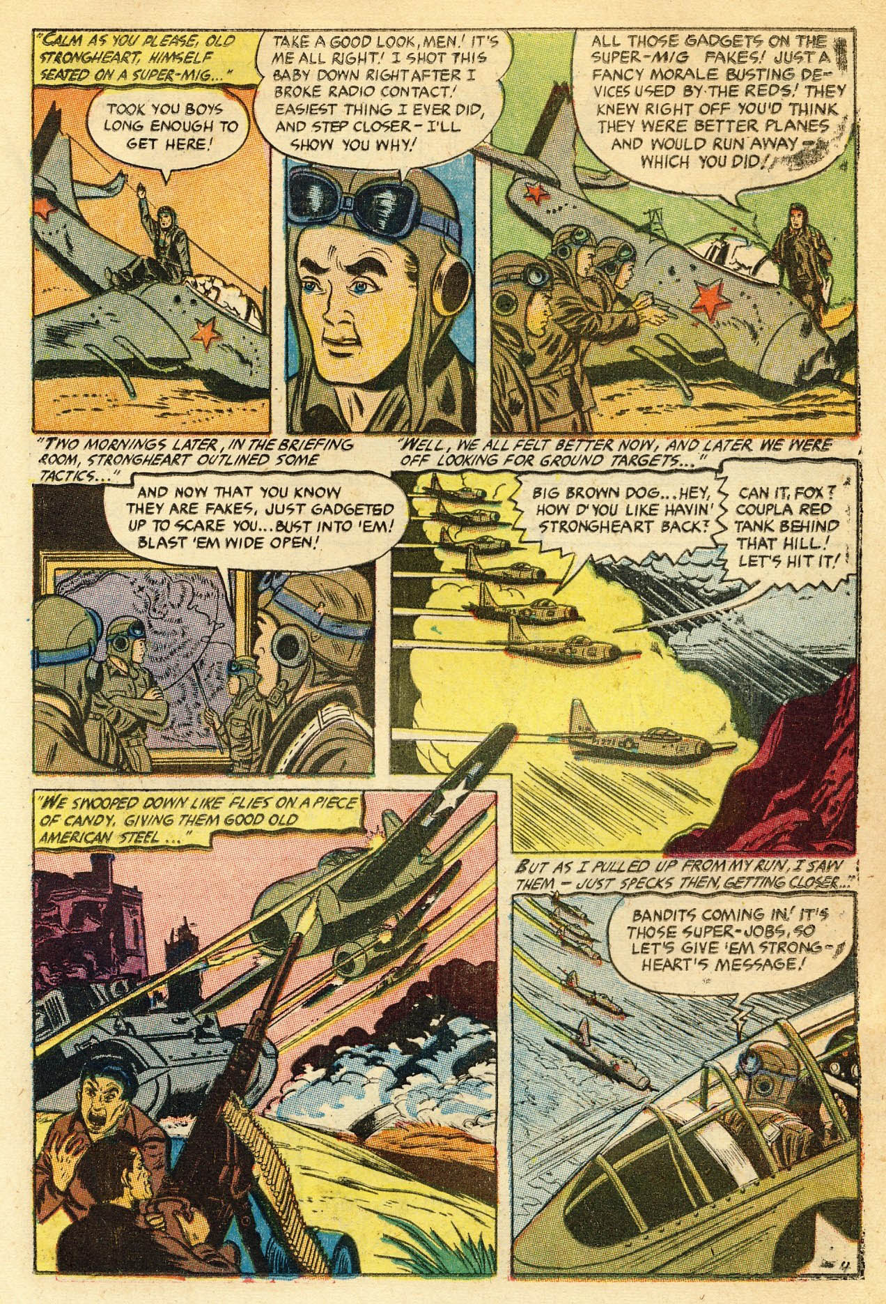 Read online War Birds (1952) comic -  Issue #2 - 23