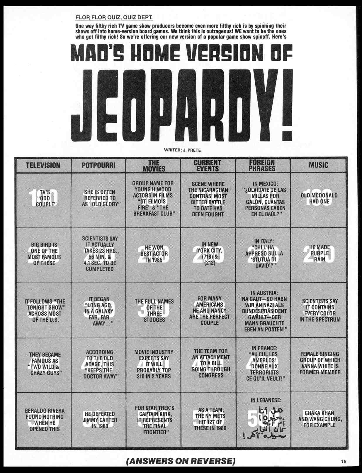 Read online MAD comic -  Issue #275 - 17