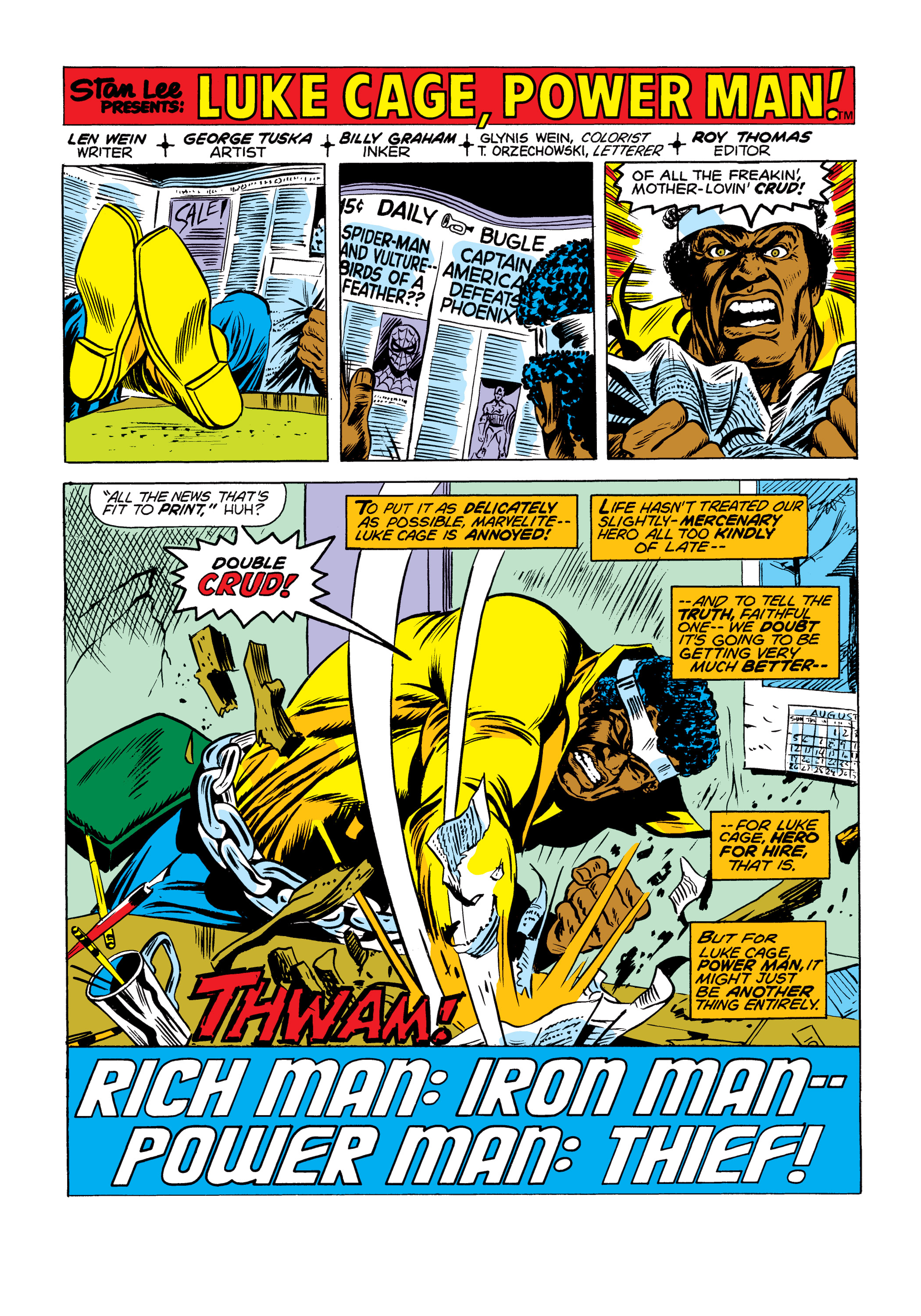 Read online Marvel Masterworks: Luke Cage, Power Man comic -  Issue # TPB 2 (Part 1) - 10