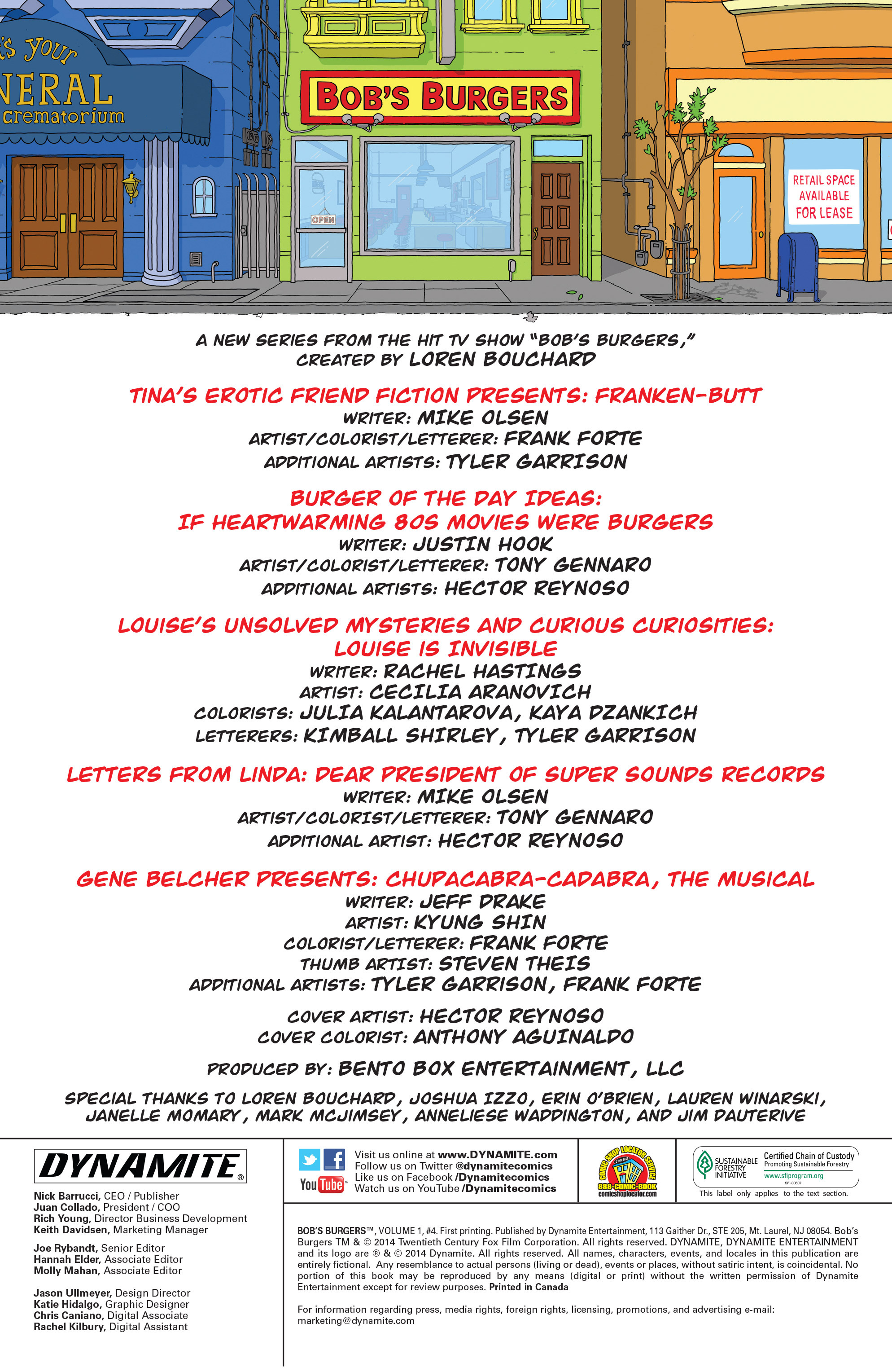 Read online Bob's Burgers (2014) comic -  Issue #4 - 2