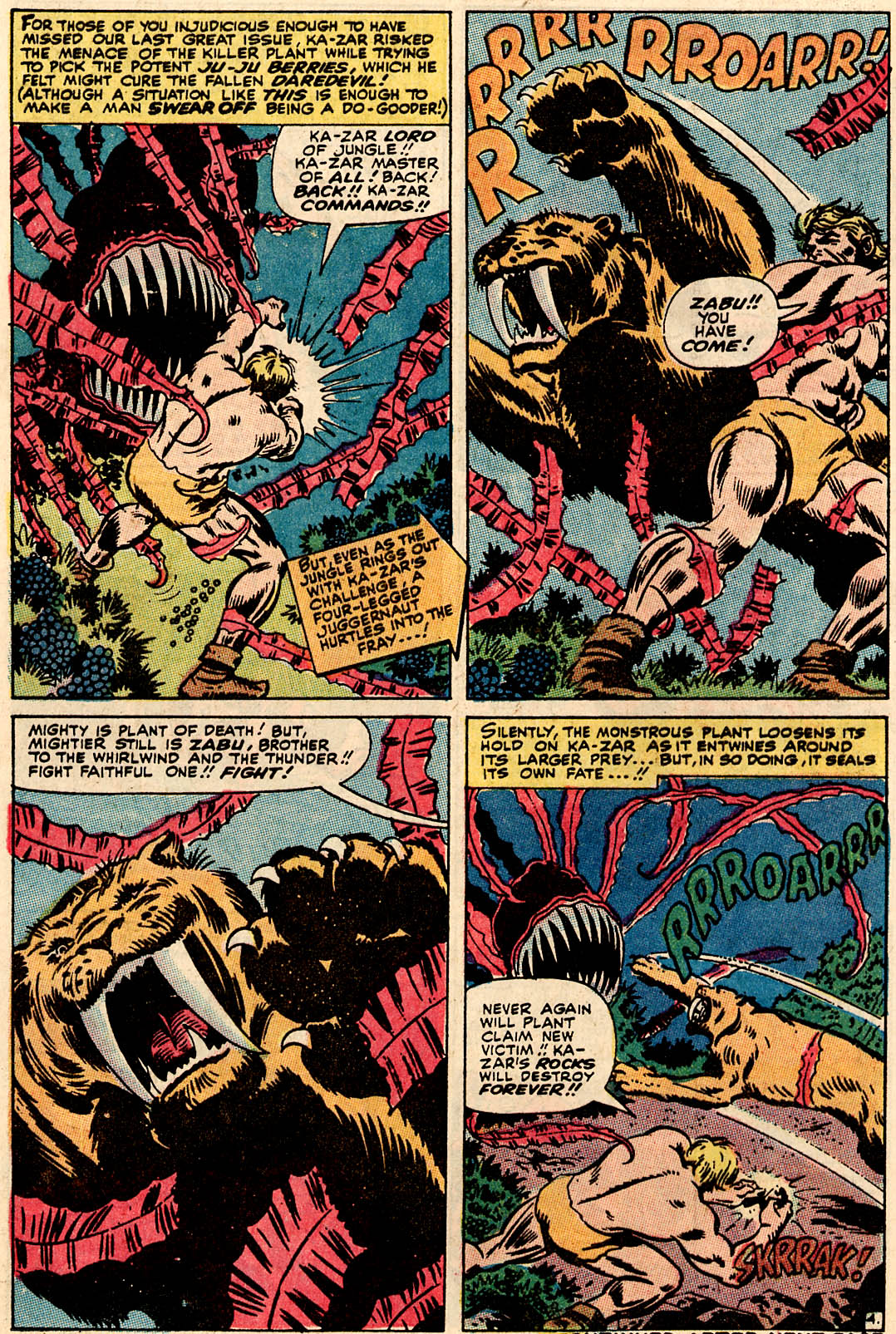 Read online Ka-Zar (1970) comic -  Issue #2 - 36