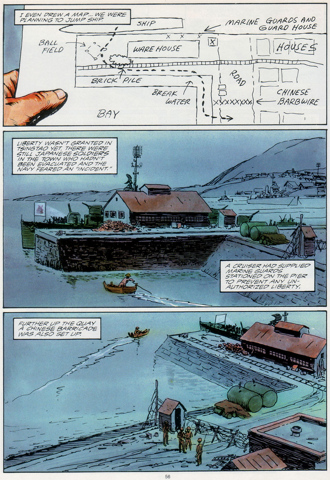 Read online Marvel Graphic Novel comic -  Issue #30 - A Sailor's Story - 61