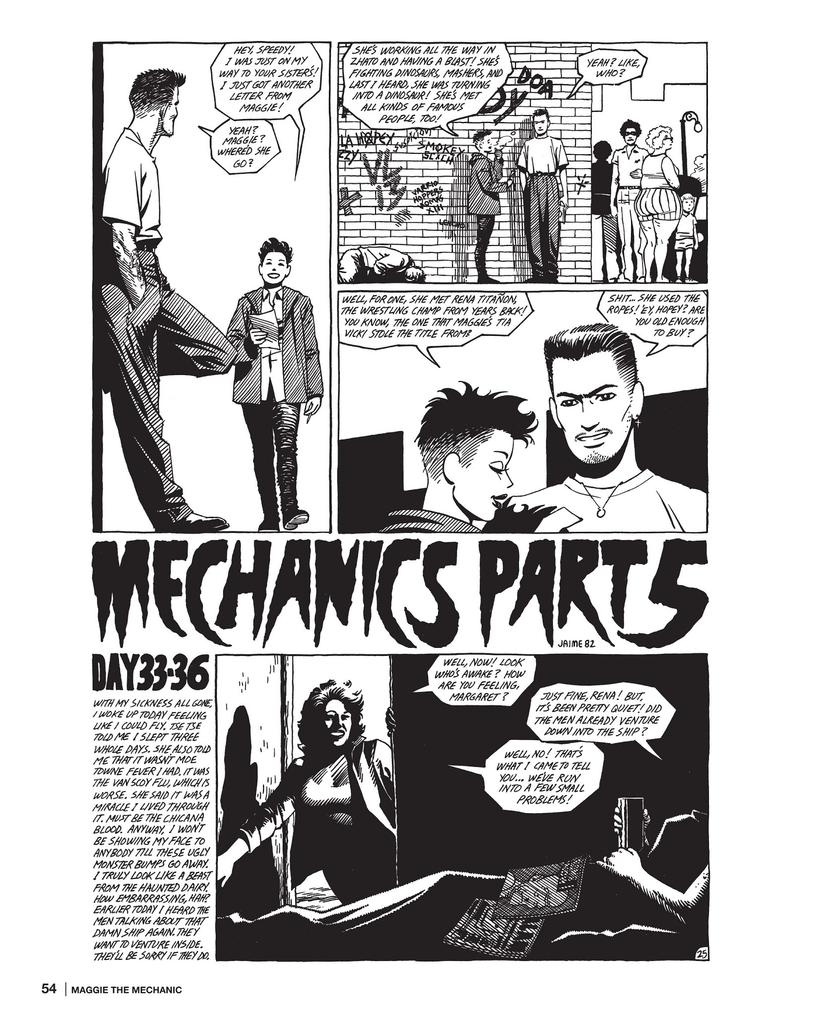 Read online Maggie the Mechanic: The Love & Rockets Library - Locas comic -  Issue # TPB (Part 1) - 54