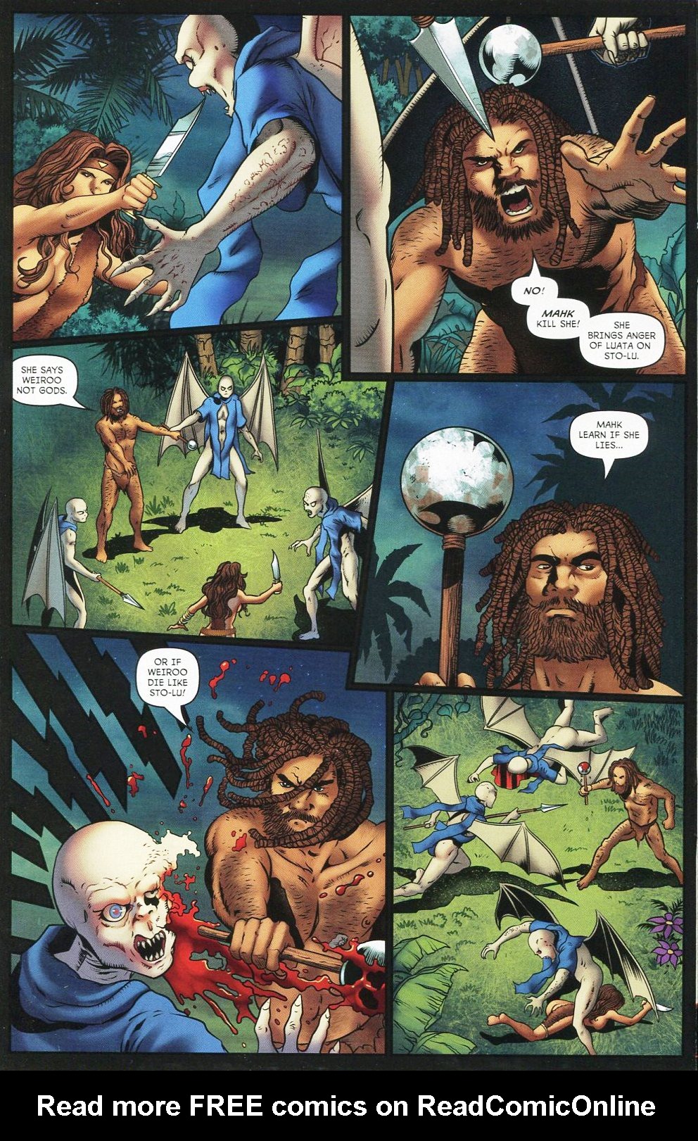 Read online Edgar Rice Burroughs: The Land That Time Forgot: See-Ta the Savage comic -  Issue #2 - 12
