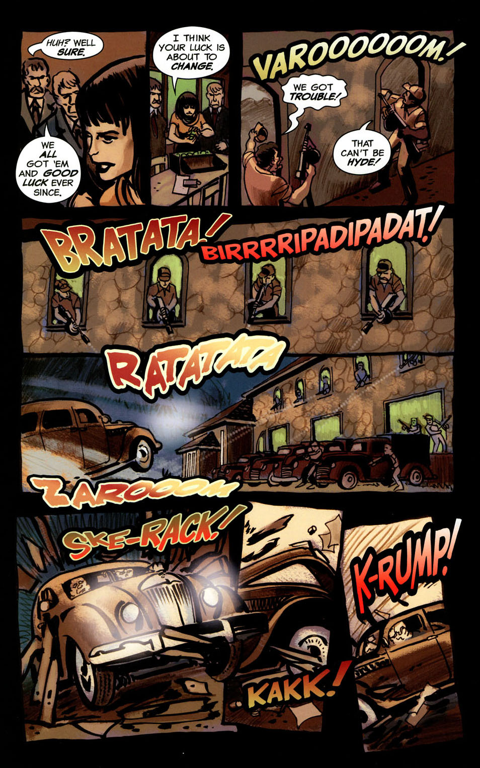 Read online Frankenstein Mobster comic -  Issue #5 - 18
