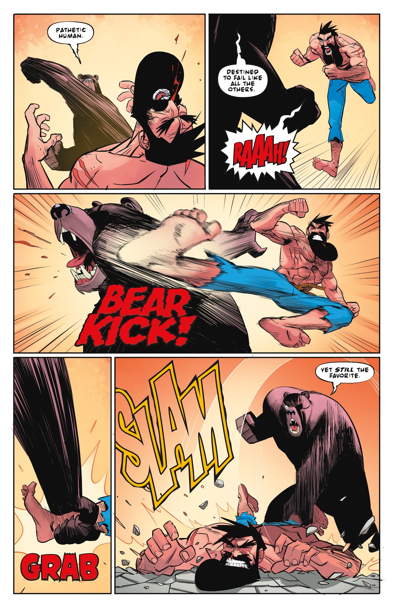 Read online Shirtless Bear-Fighter! comic -  Issue #5 - 9
