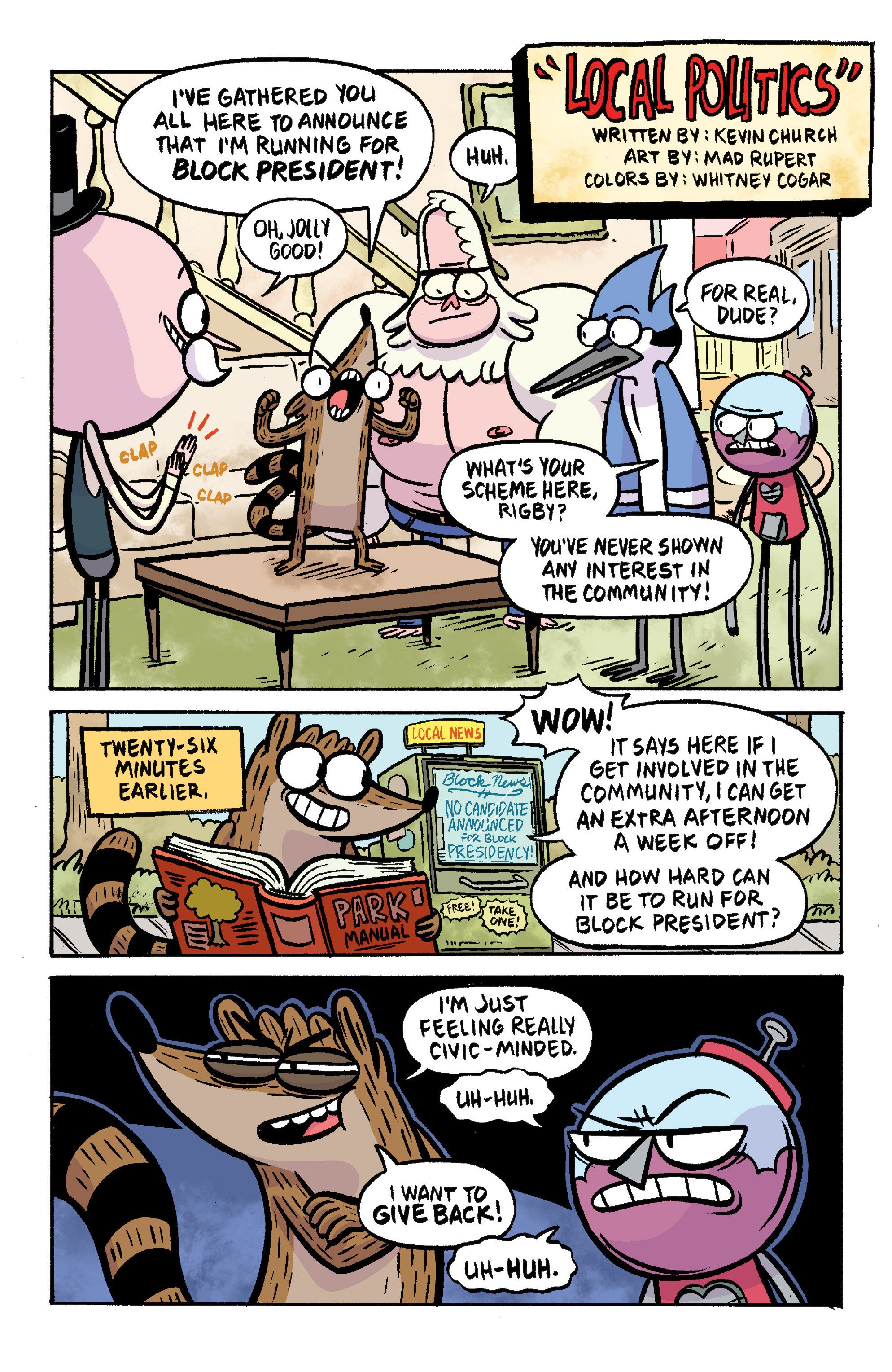 Read online Regular Show comic -  Issue #17 - 19