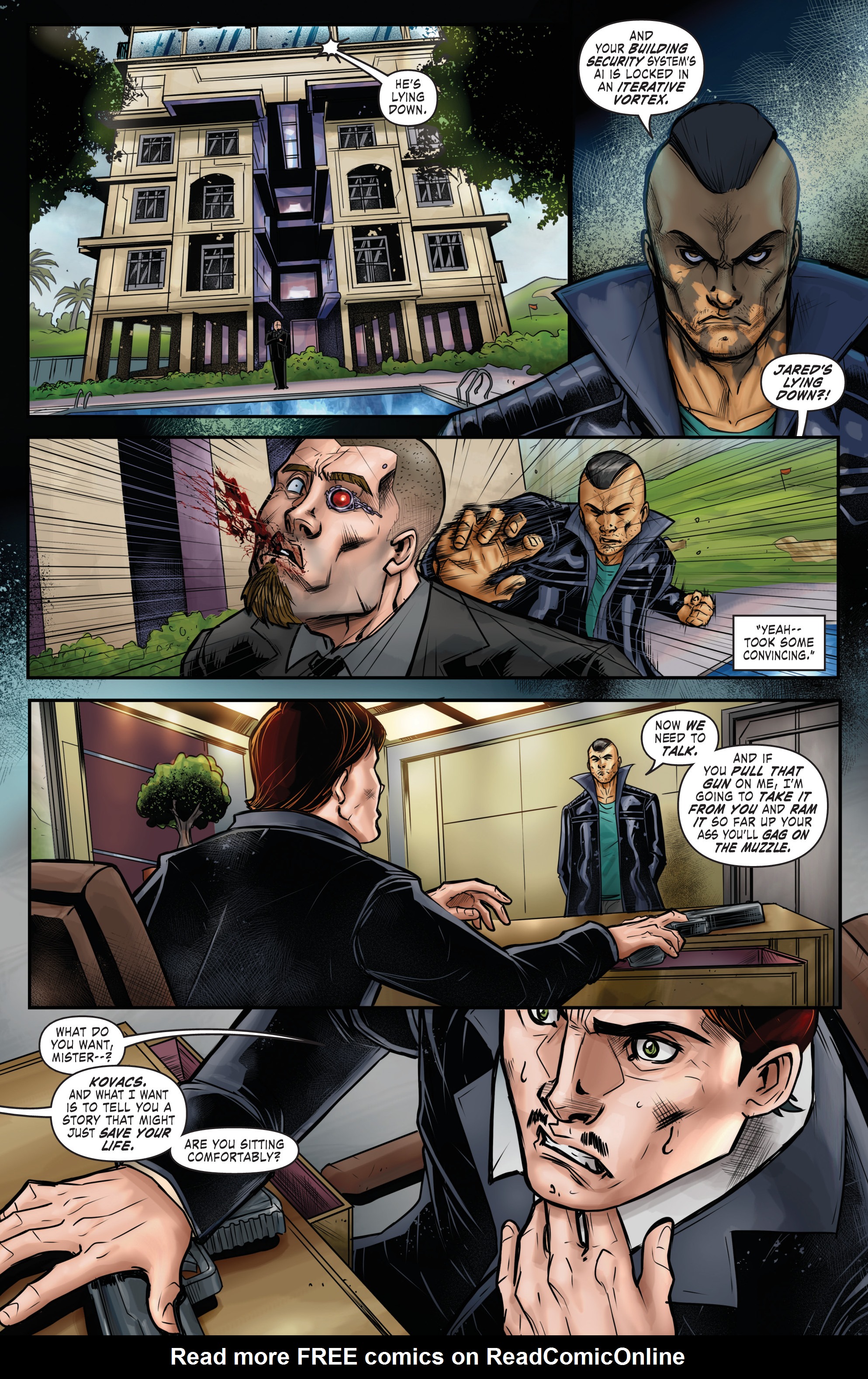 Read online Altered Carbon: Download Blues comic -  Issue # TPB - 83