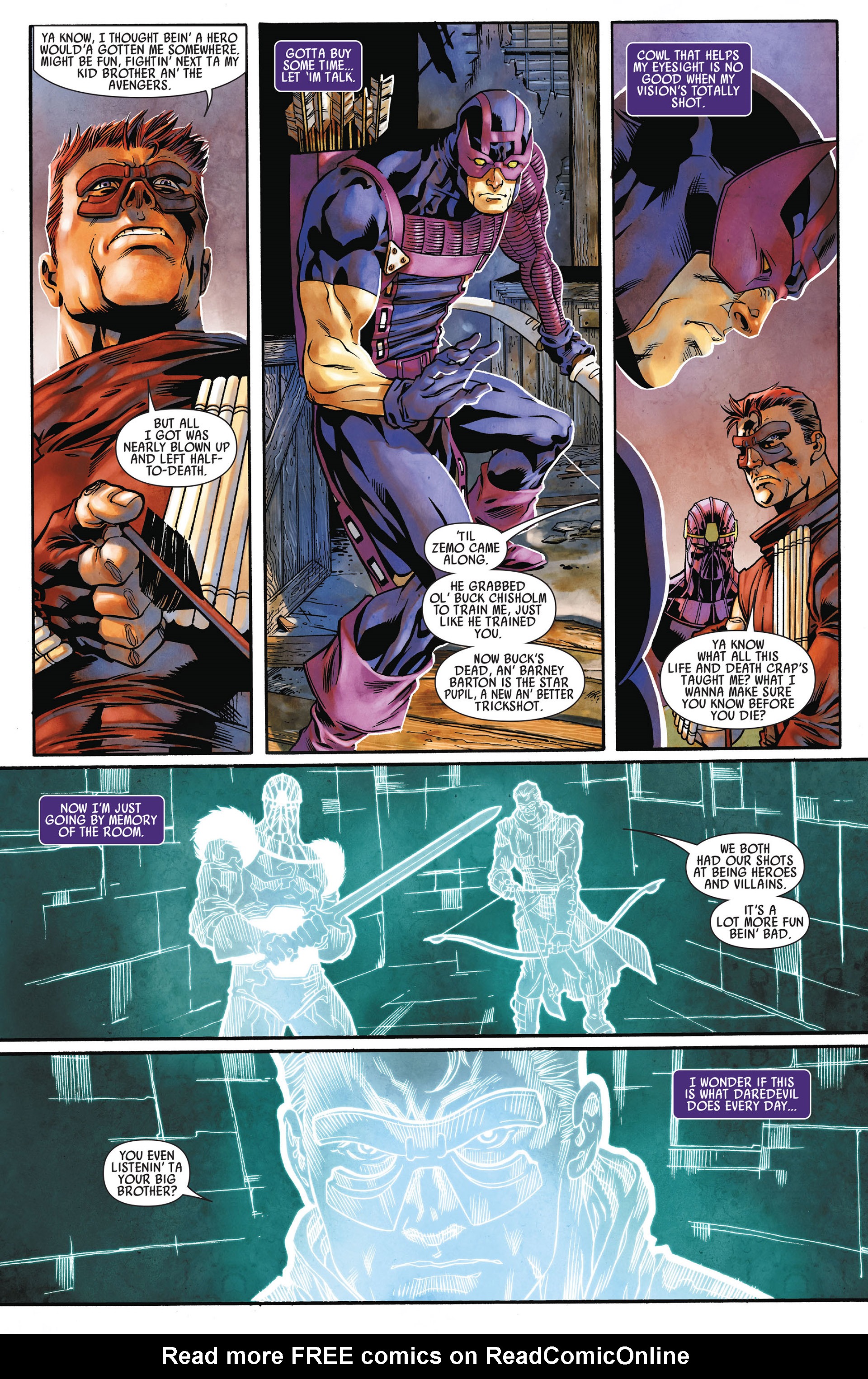 Read online Hawkeye: Blindspot comic -  Issue #4 - 4