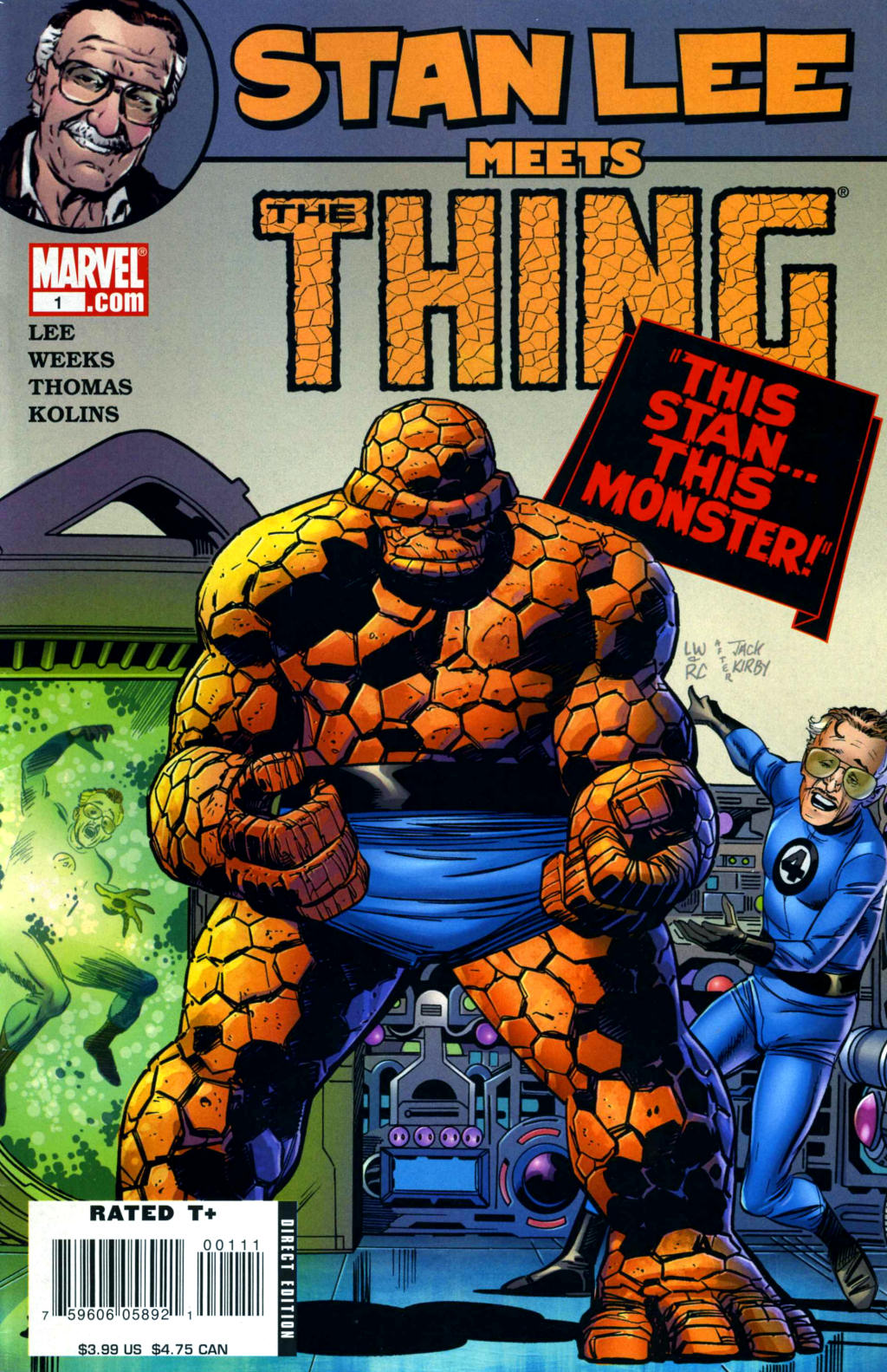 Read online Stan Lee Meets the Thing comic -  Issue # Full - 1