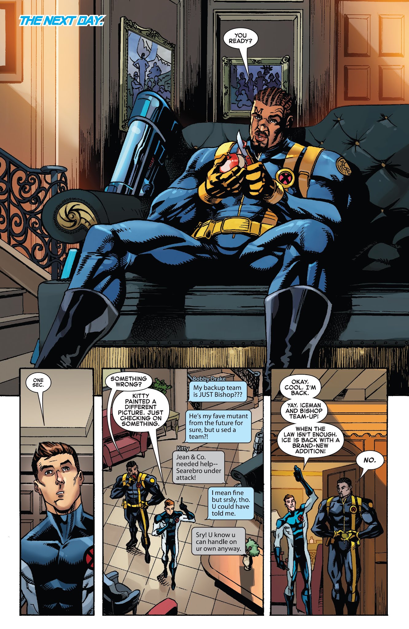 Read online Iceman (2018) comic -  Issue #1 - 7