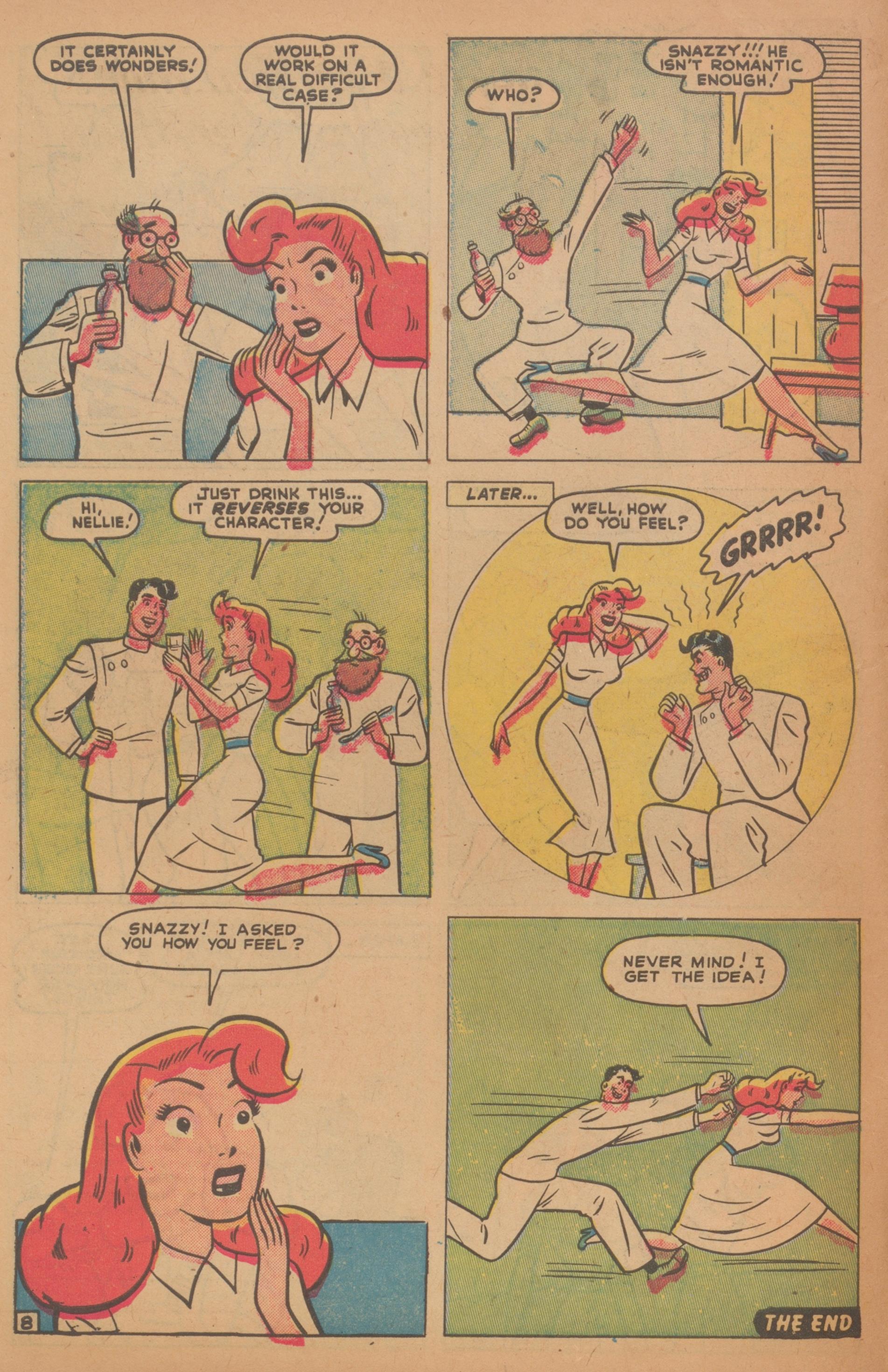 Read online Nellie The Nurse (1945) comic -  Issue #26 - 10