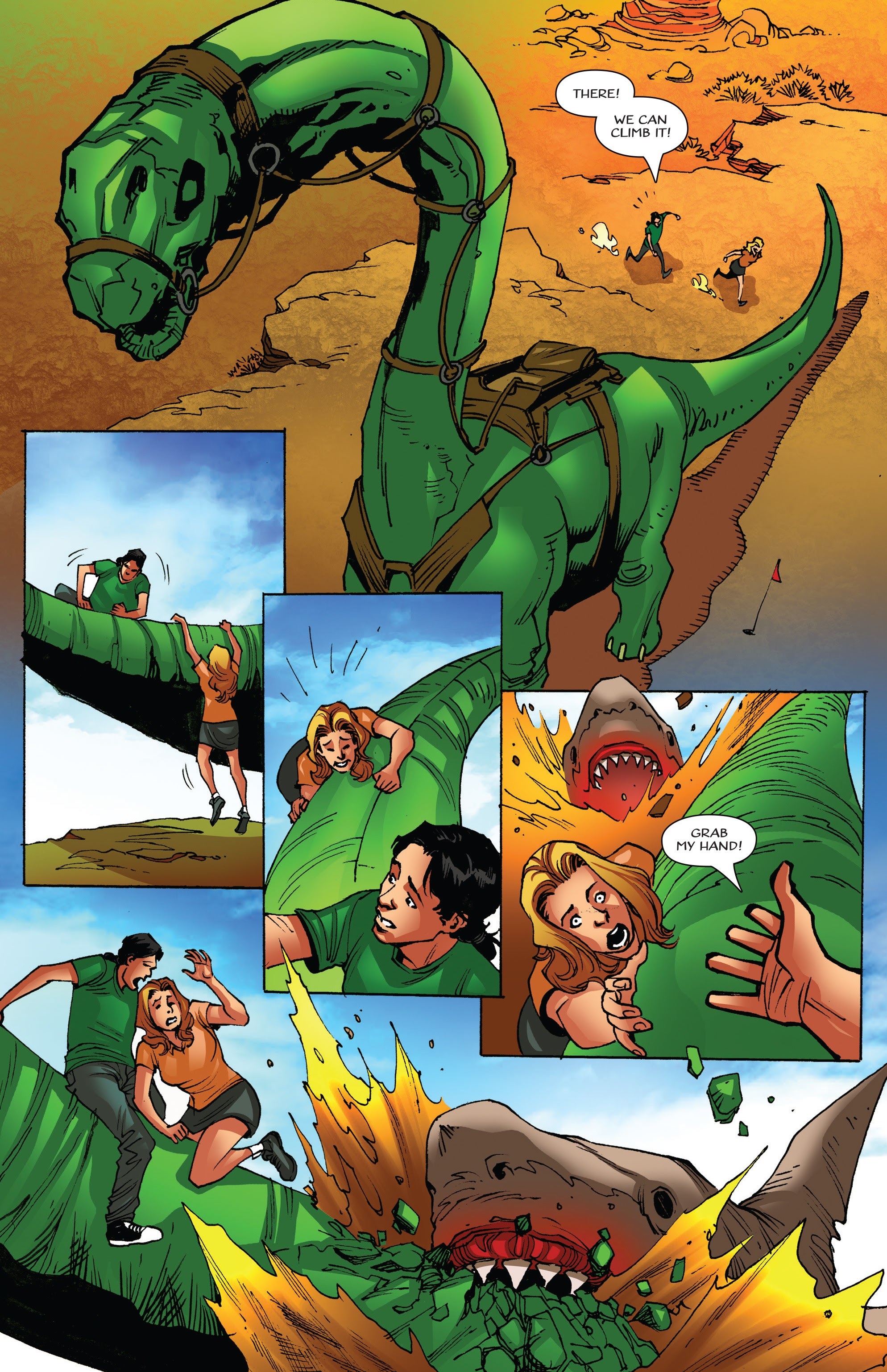 Read online Sharkasaurus comic -  Issue # TPB - 46