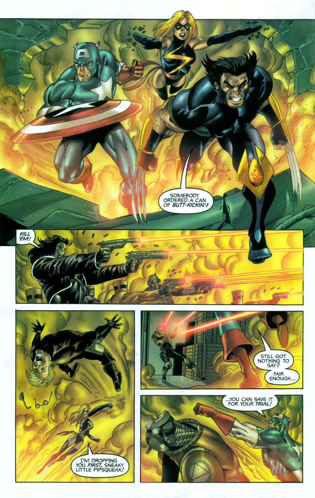 Read online Wolverine/Captain America comic -  Issue #4 - 10