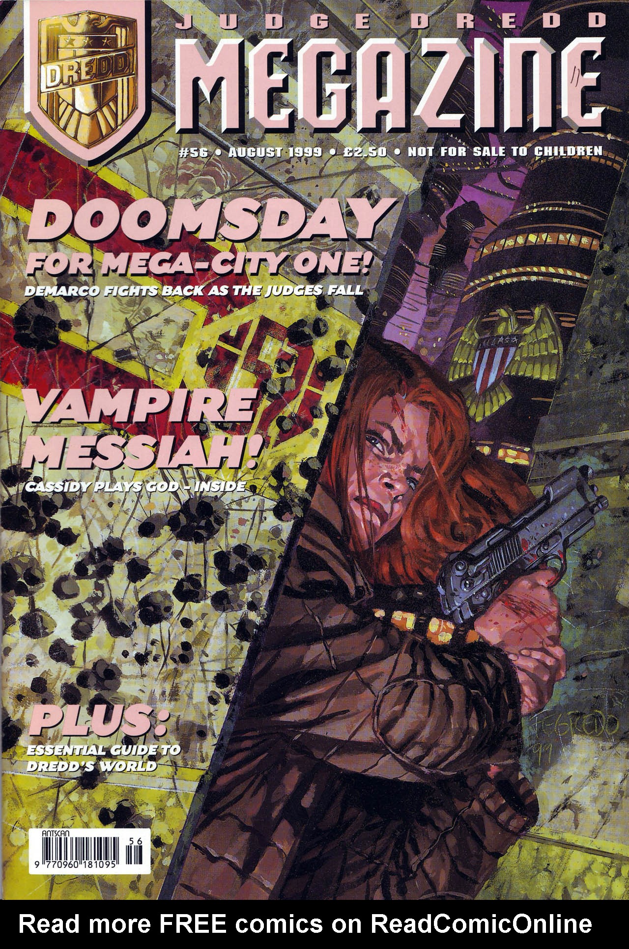 Read online Judge Dredd Megazine (vol. 3) comic -  Issue #56 - 1