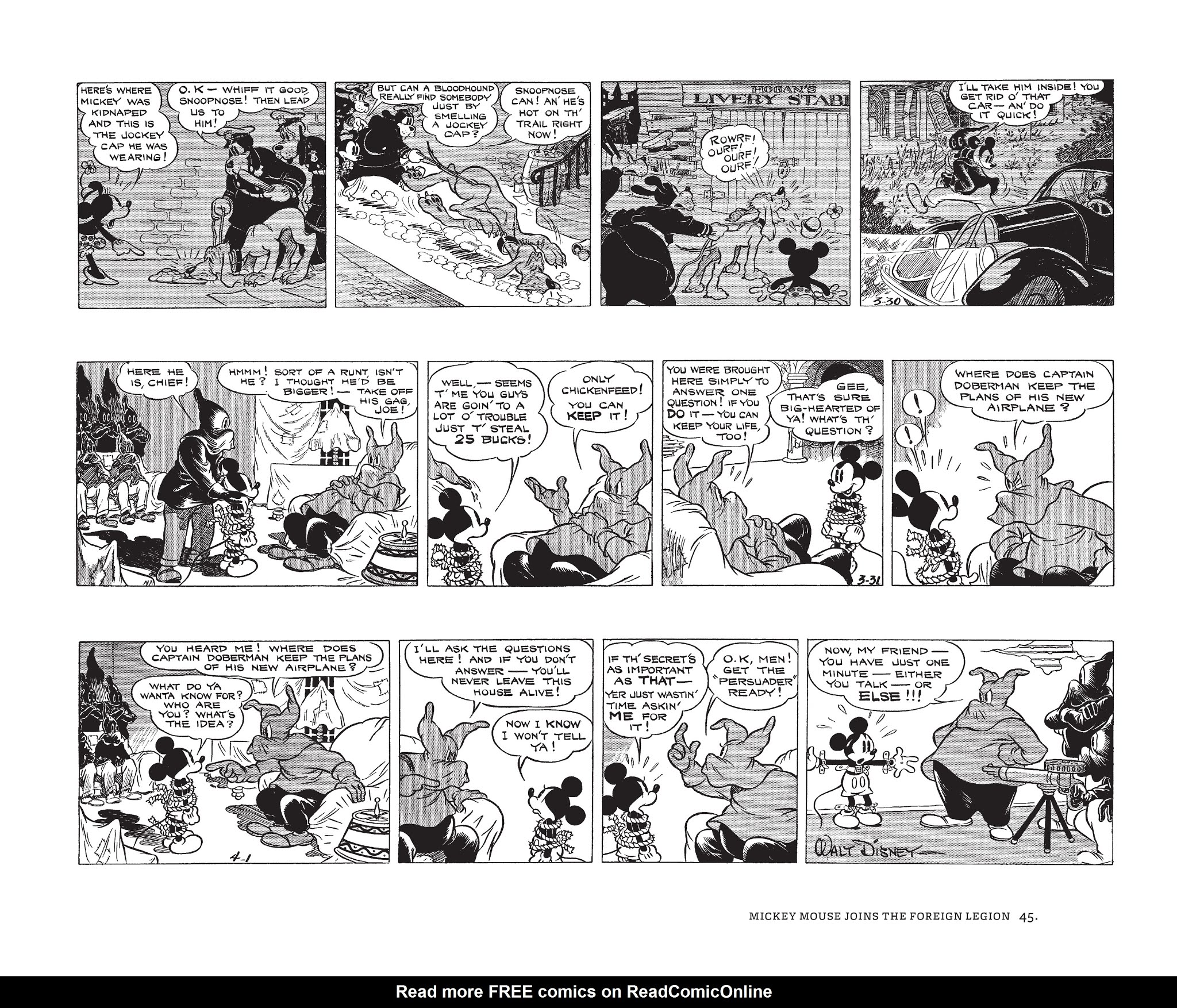 Read online Walt Disney's Mickey Mouse by Floyd Gottfredson comic -  Issue # TPB 4 (Part 1) - 45