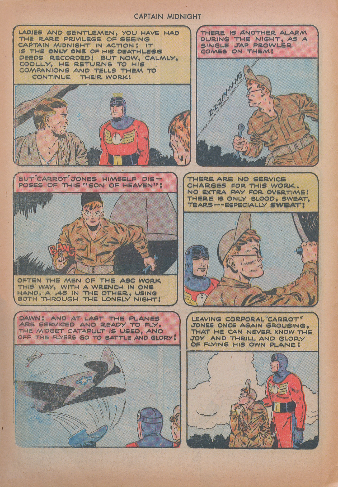 Read online Captain Midnight (1942) comic -  Issue #20 - 12