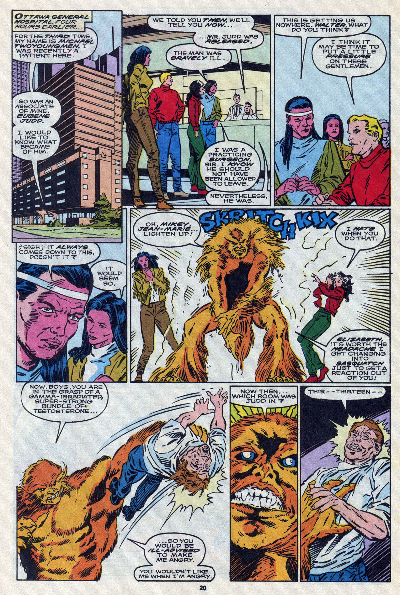 Read online Alpha Flight (1983) comic -  Issue #87 - 21