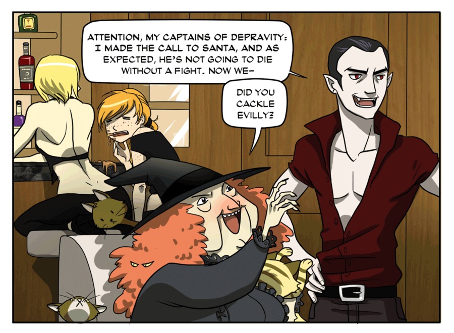 Read online Santa Versus Dracula comic -  Issue # TPB - 46